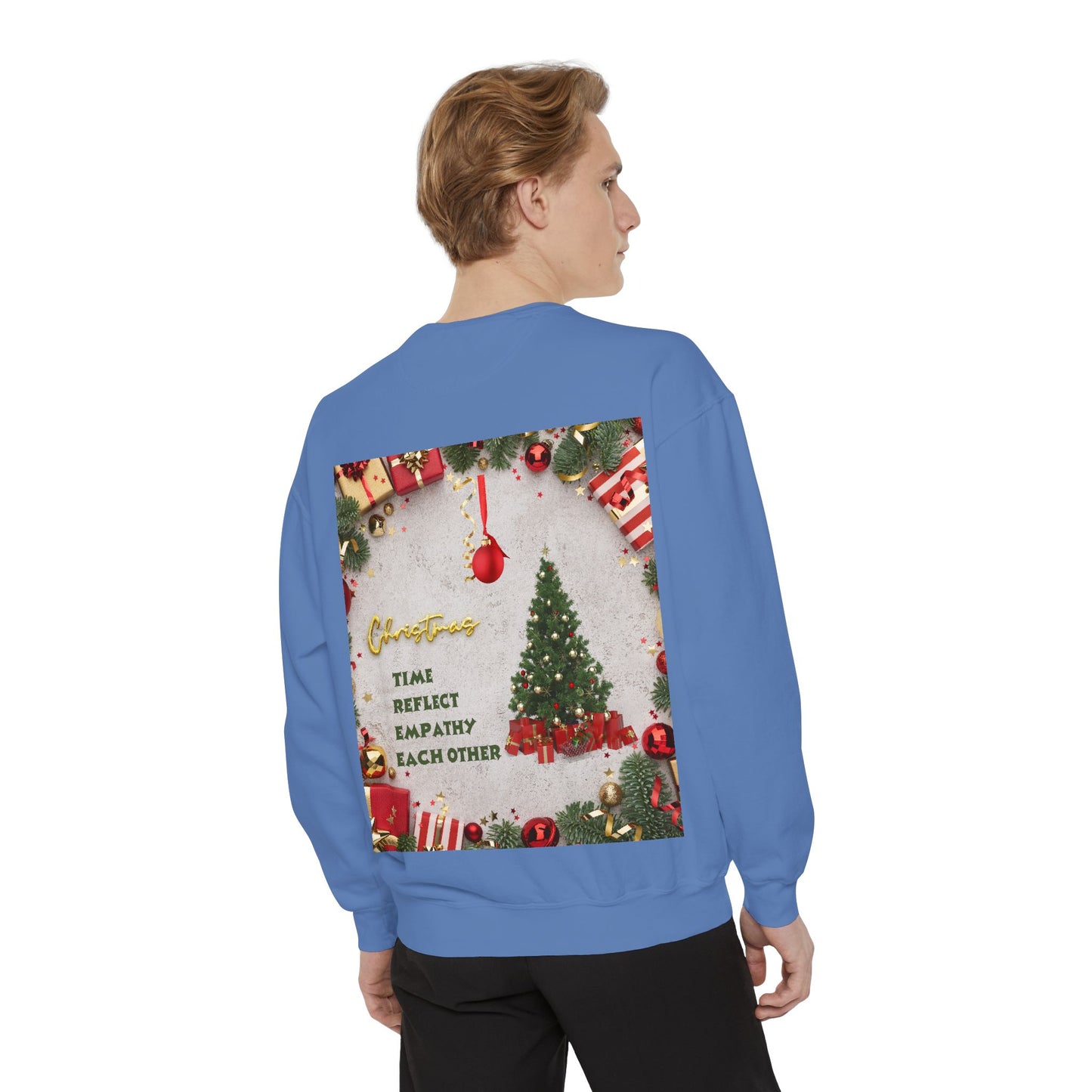 Cozy Holiday Sweatshirt - A New Life, New Hope, New Beginning, Christmas Gift, Unisex Apparel, Festive Wear, Winter Fashion