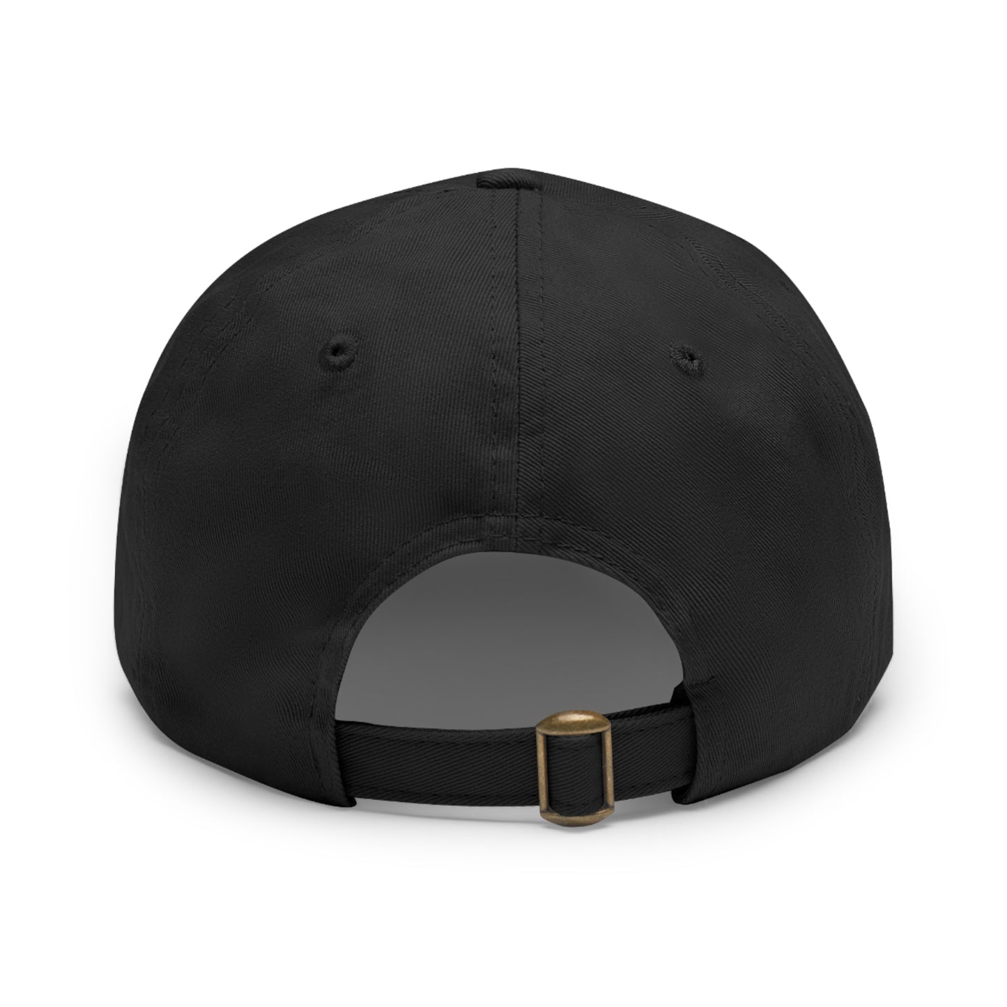 DIOS PATRIA LIBERTAD EL DOMINICANITO ESE Dad Hat with Leather Patch (Rectangle)