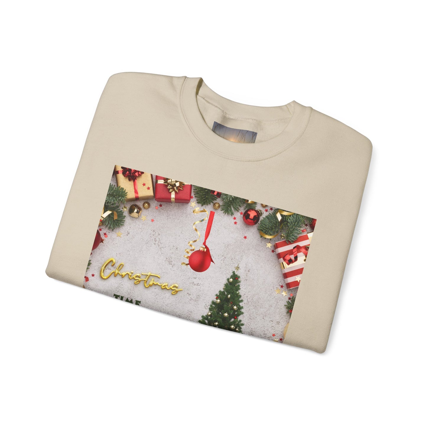 Cozy Christmas Sweatshirt - Reflect Empathy & Be A New You, Holiday Gift, Winter Fashion, Christmas Celebration, Unisex Crewneck