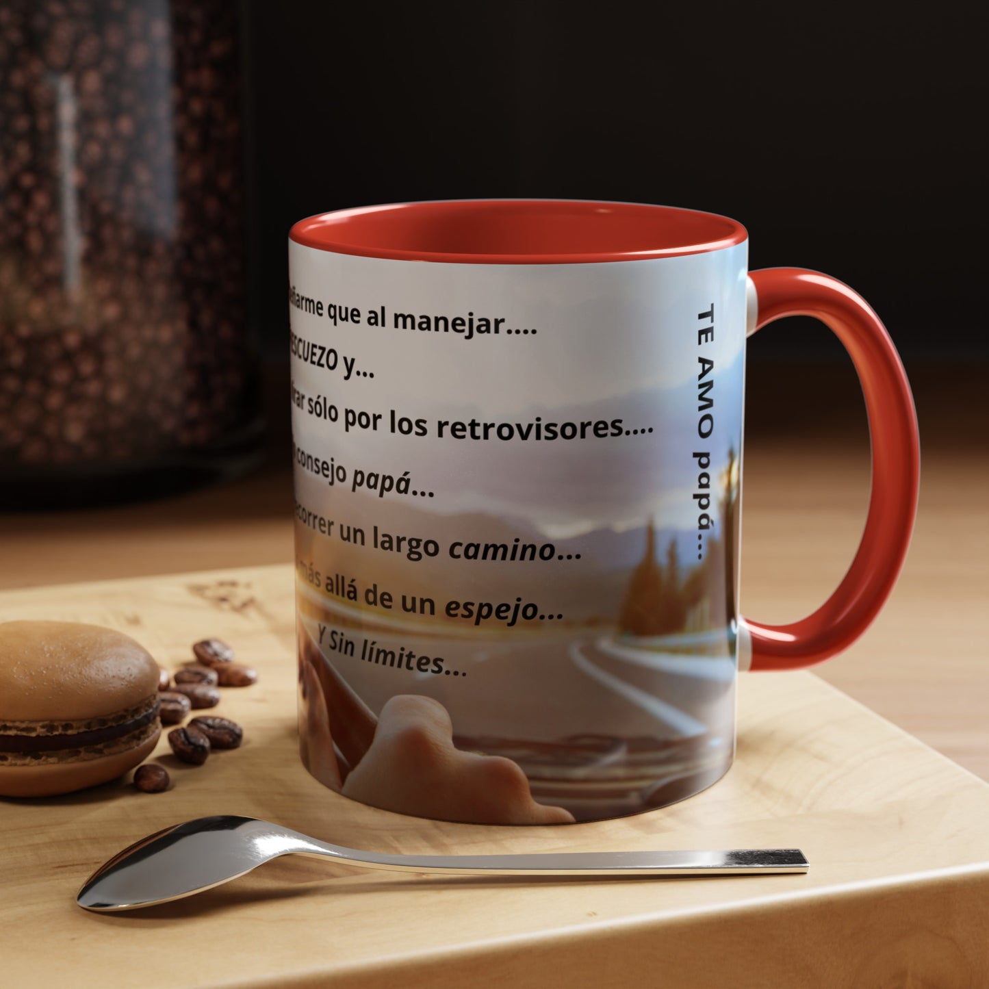 Gracias papá Accent Coffee Mug (11, 15oz)