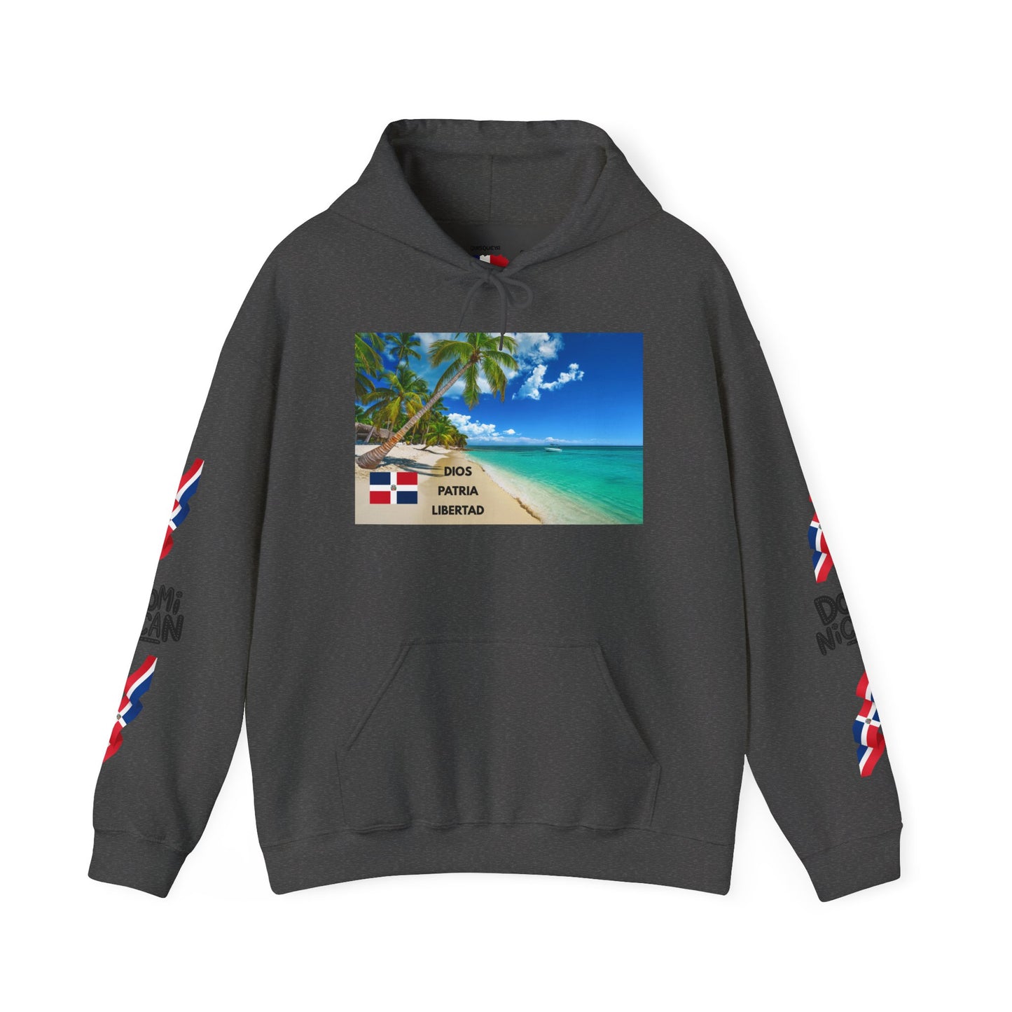 Dominican Republic Hoodie, Tropical Vibe Sweatshirt, Unisex Travel Apparel, Beach Lover Gift, Cultural Heritage Clothing