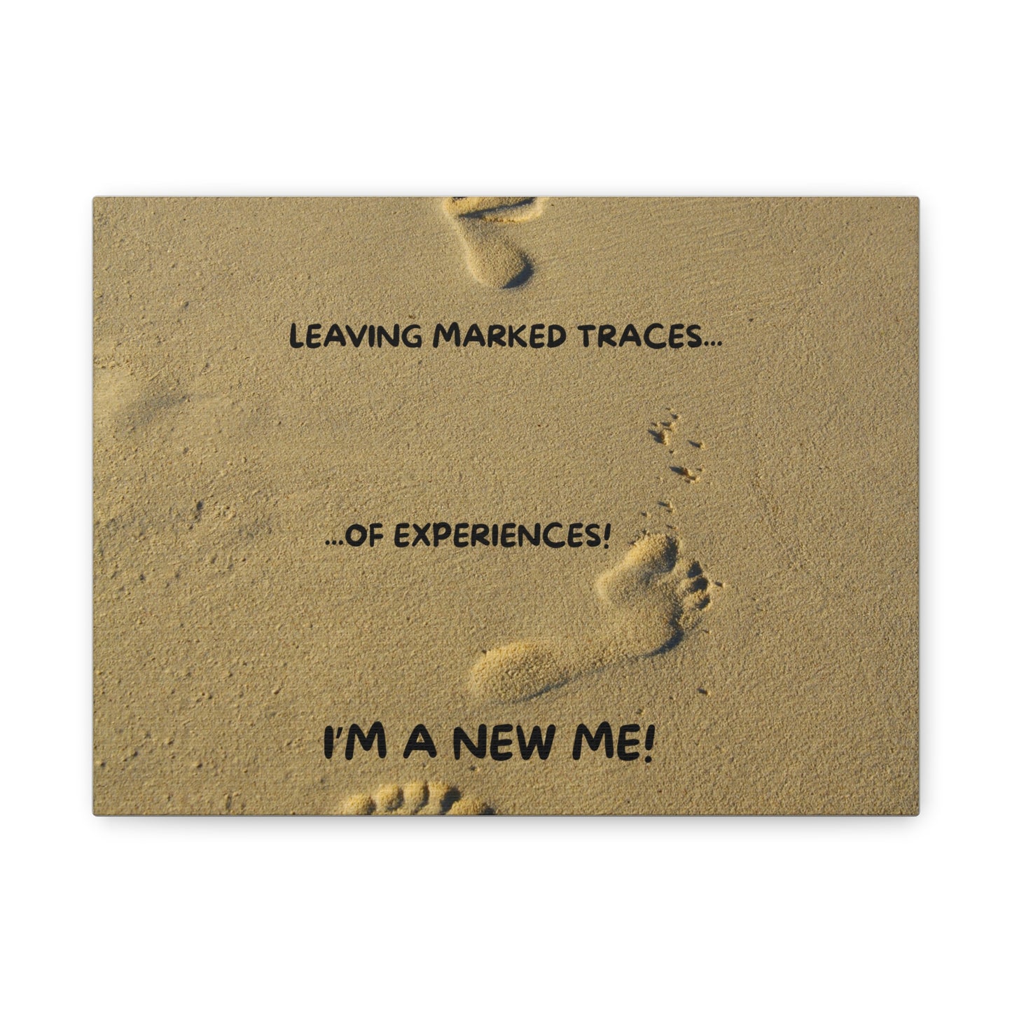 NEW ME IM Inspirational Canvas Art Print, Motivational Wall Decor, New Beginnings Quote, Unique Gift for Home, Modern Wall Decor