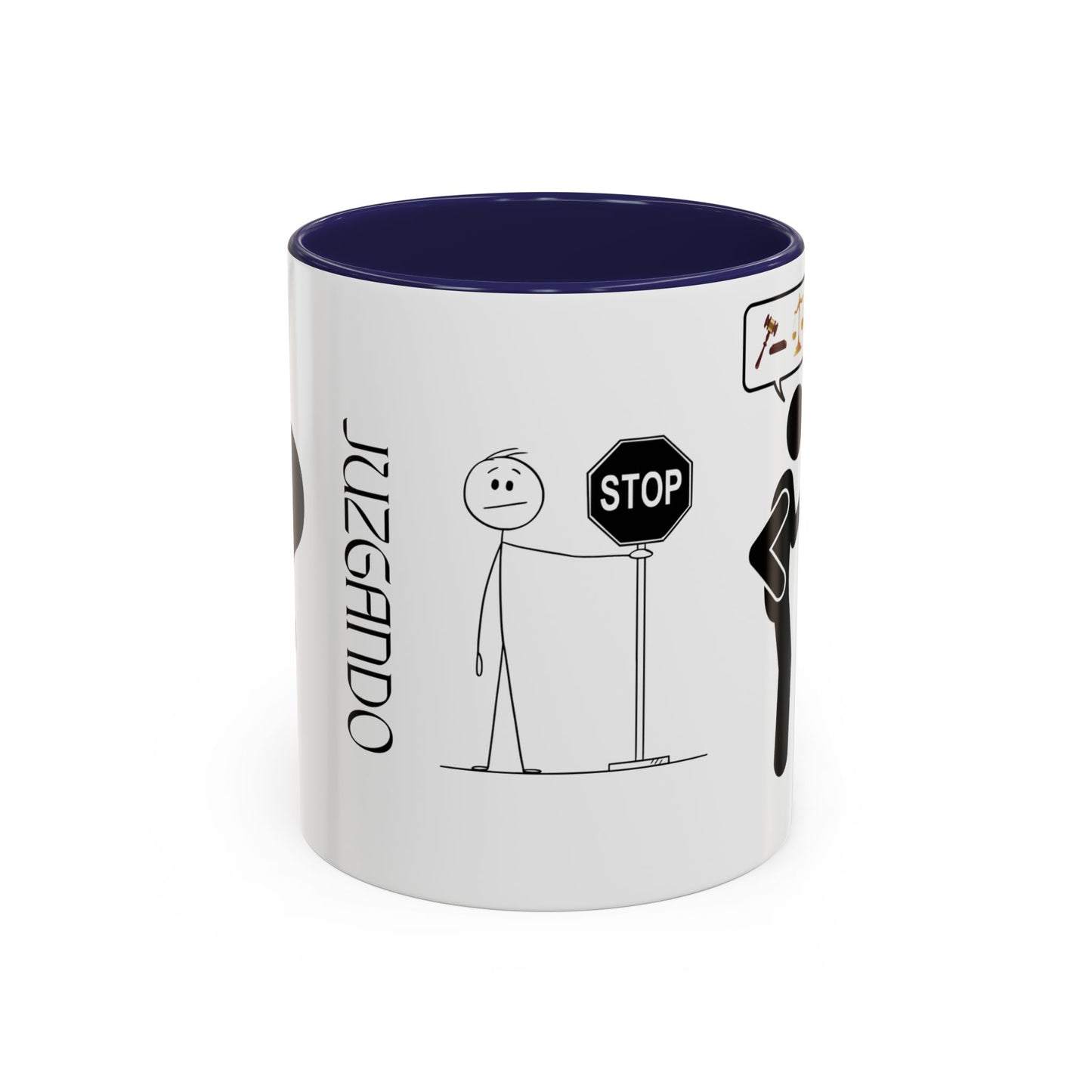 JUZGANDO Coffee Mug for Everyday Laughs, Funny Gift for Coffee Lovers, Quirky Office Mug, Unique Holiday Gift, Playful Drinkware