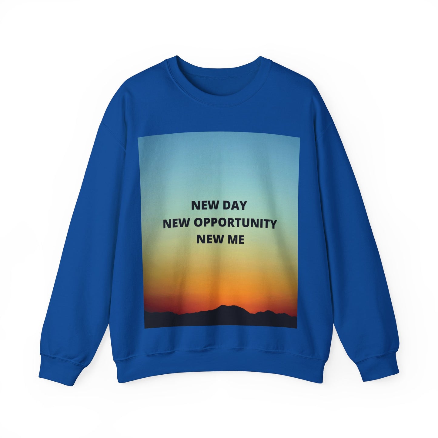 NEW DAY NEW OPPORTUNITY NEW ME Unisex Heavy Blend™ Crewneck Sweatshirt