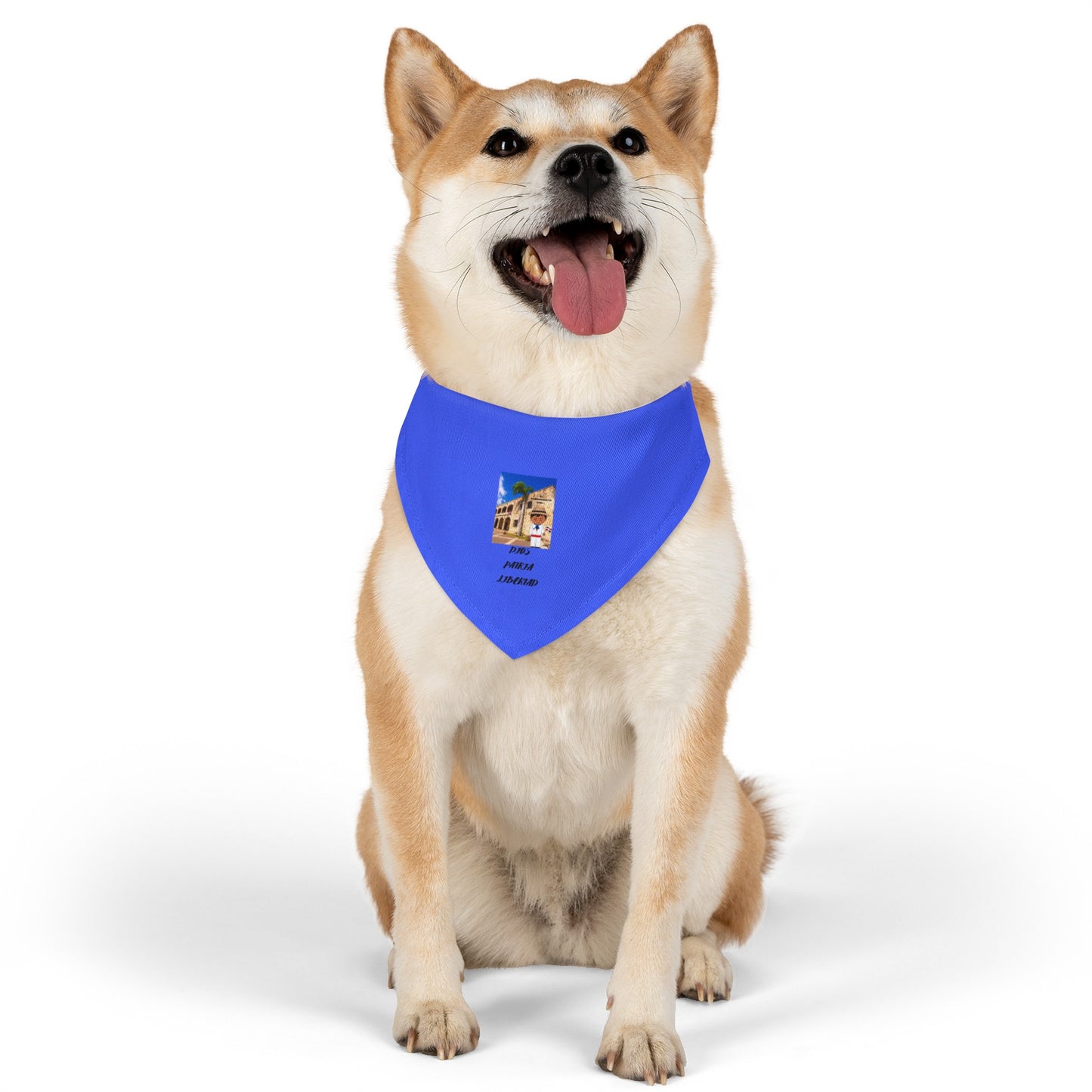 DIOS PATRIA LIBERTAD EL DOMINICANITO ESE Pet Bandana Collar
