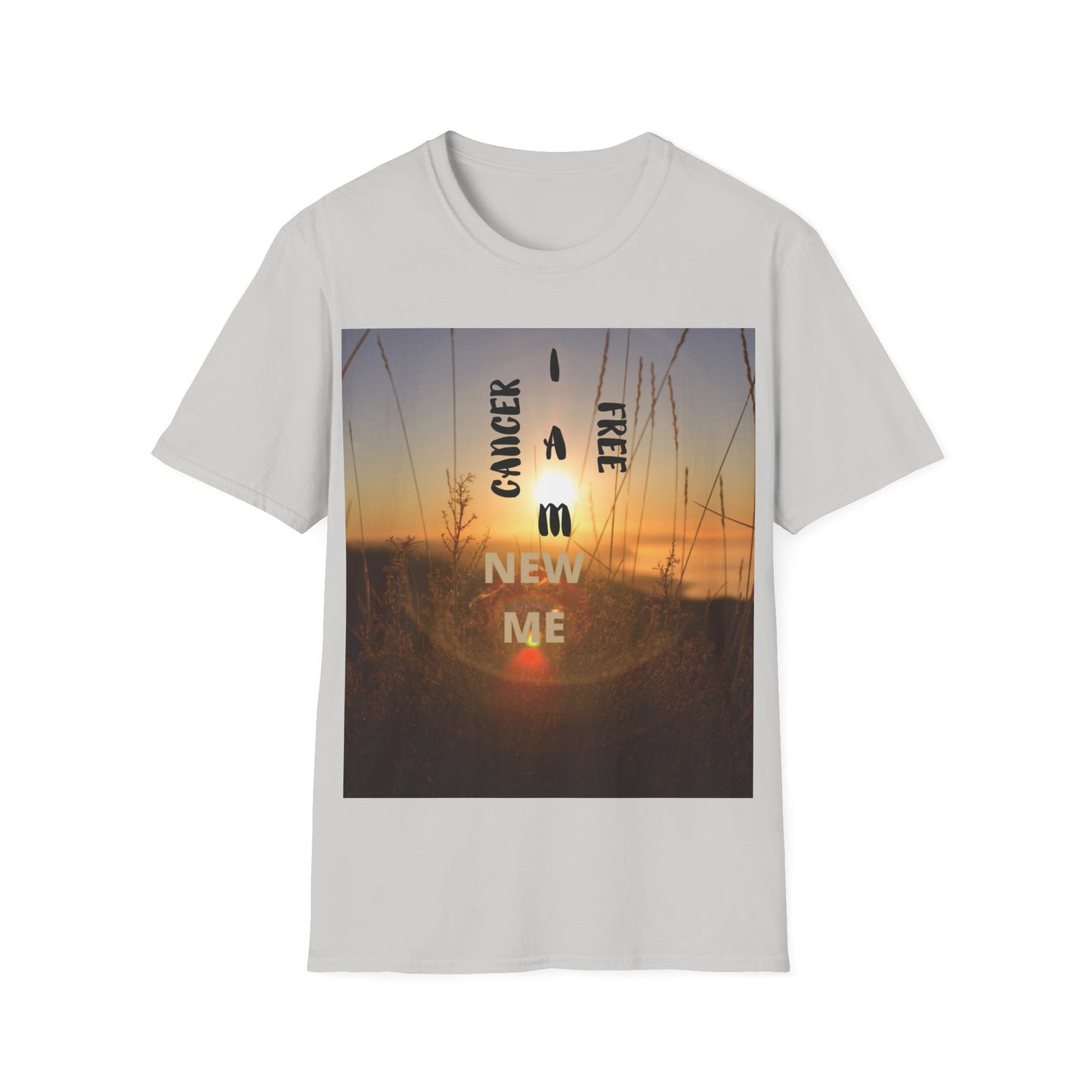 CANCER FREE I AM NEW ME Unisex Softstyle T-Shirt
