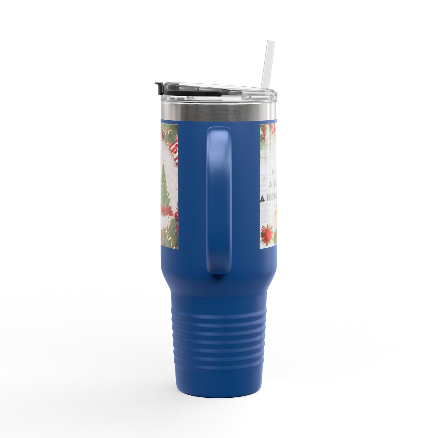 Holiday Insulated Travel Mug, 40oz | Christmas Gift, Travel Coffee Cup, Winter Drinkware, Reusable Mug, Eco-Friendly Beverage Container