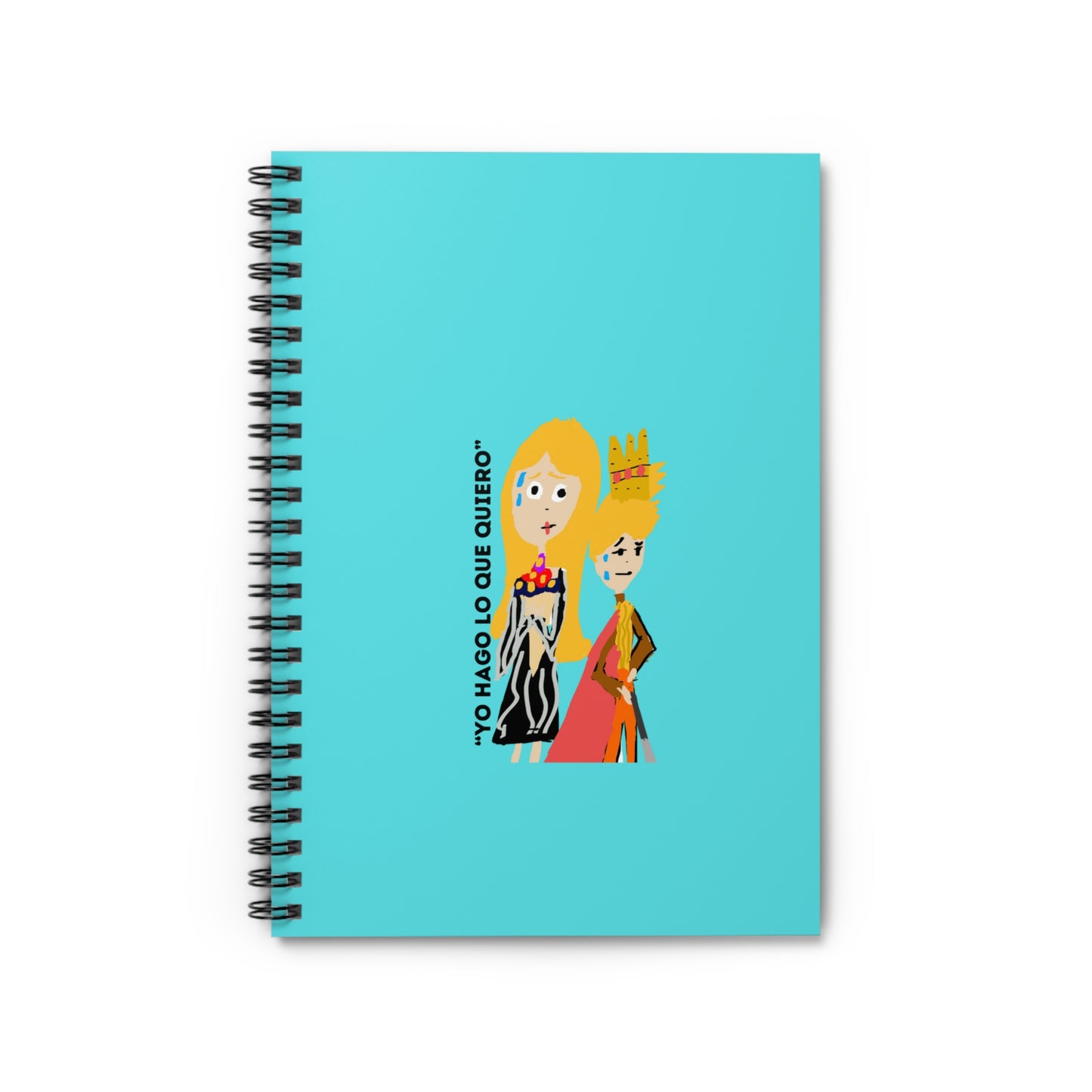 YO HAGO LO QUE QUIERO ISAAC IDYER ARTS DESINGS Spiral Notebook - Ruled Line