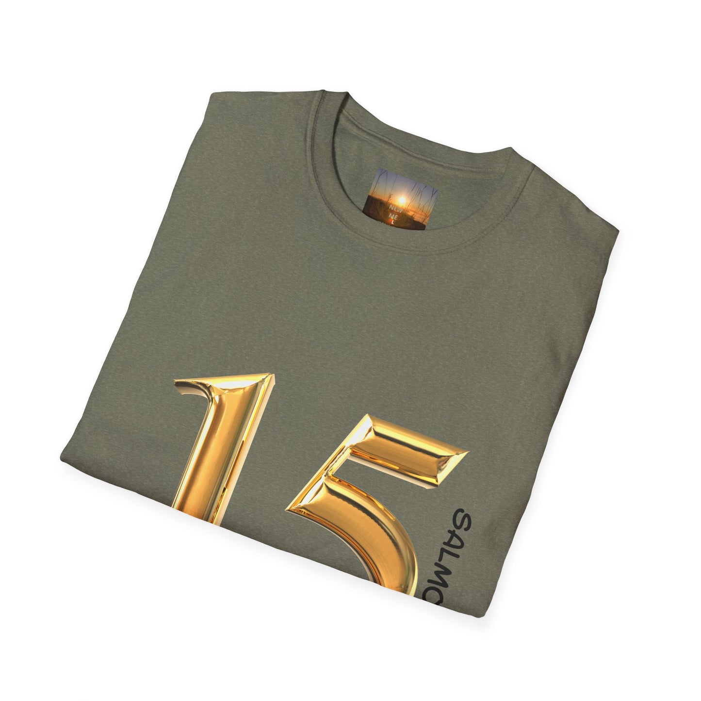 SALMOS 15 Inspirational T-Shirt, Unisex Softstyle Tee, Birthday Gift, Motivational Shirt, Soft Cotton Top, Unique Design