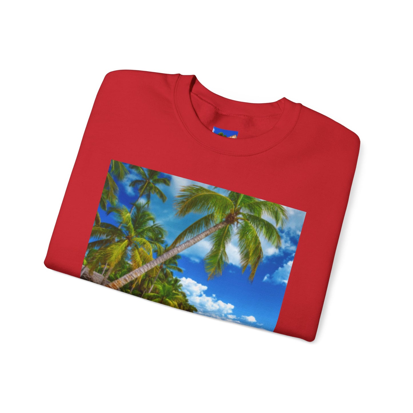 QUISQUEYA HERMOSA Tropical Paradise Sweatshirt - Dios Patria Libertad, Quisqueya Hermosa, Dominican Republic Gift, Beach Vibes, Unisex Crewneck