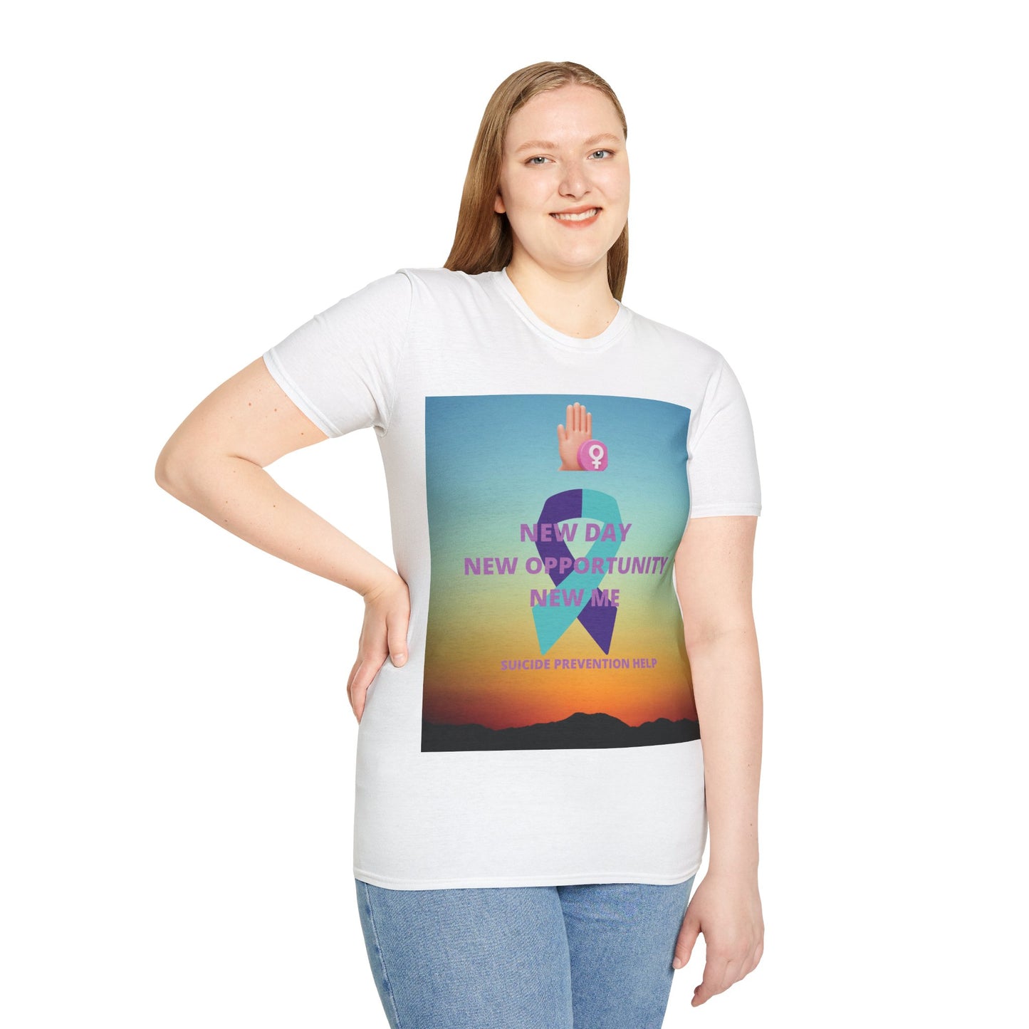 SUICIDE PREVENTION Unisex Softstyle T-Shirt