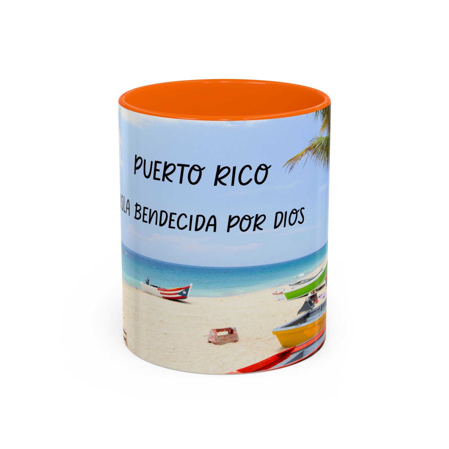 Puerto Rico Accent Coffee Mug - Tropical Beach Vibes, Travel Gift, Summer Decor, Coffee Lover's Cup, Unique Mug for Her