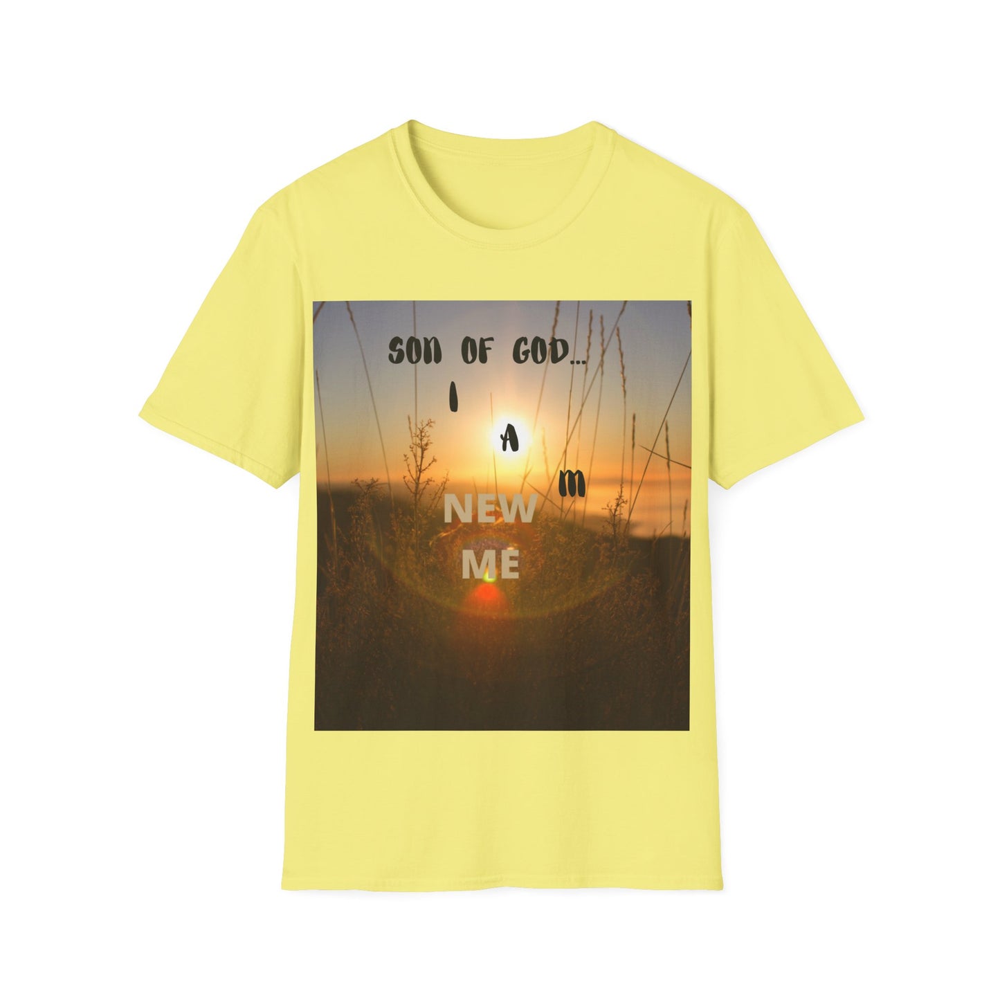 SON OF GOD I AM NEW ME Unisex Softstyle T-Shirt