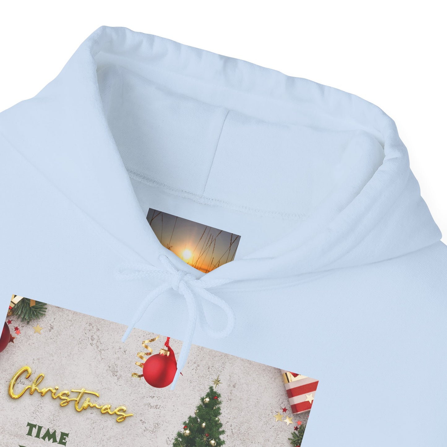 Christmas Vibe Hoodie, Festive Sweatshirt for Holiday Celebrations, Cozy Gift for Friends and Family, Unisex Winter Wear, Reflect Empathy