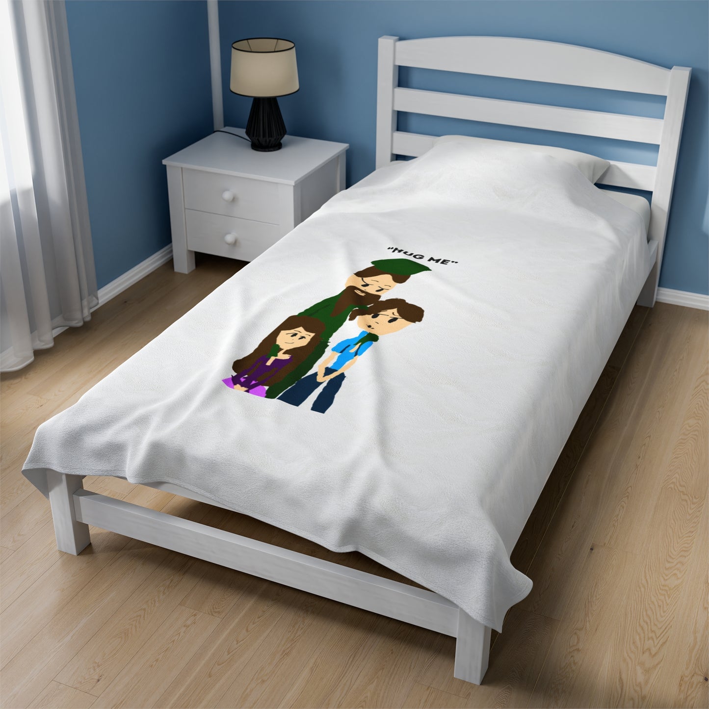 HUG ME Velveteen Plush Blanket