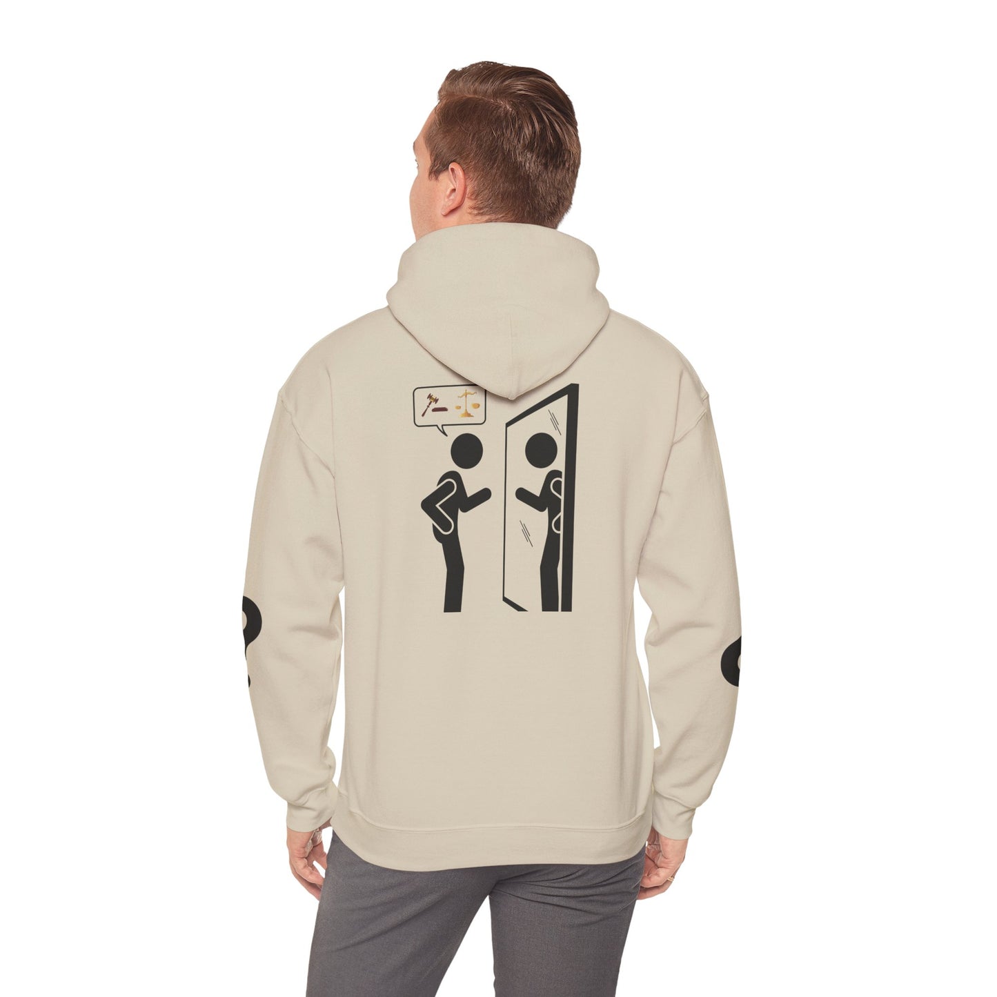 JUDGING Hooded Sweatshirt - Casual, Versatile, Perfect Gift for All Occasions, Cozy Unisex Hoodie, Unique Streetwear