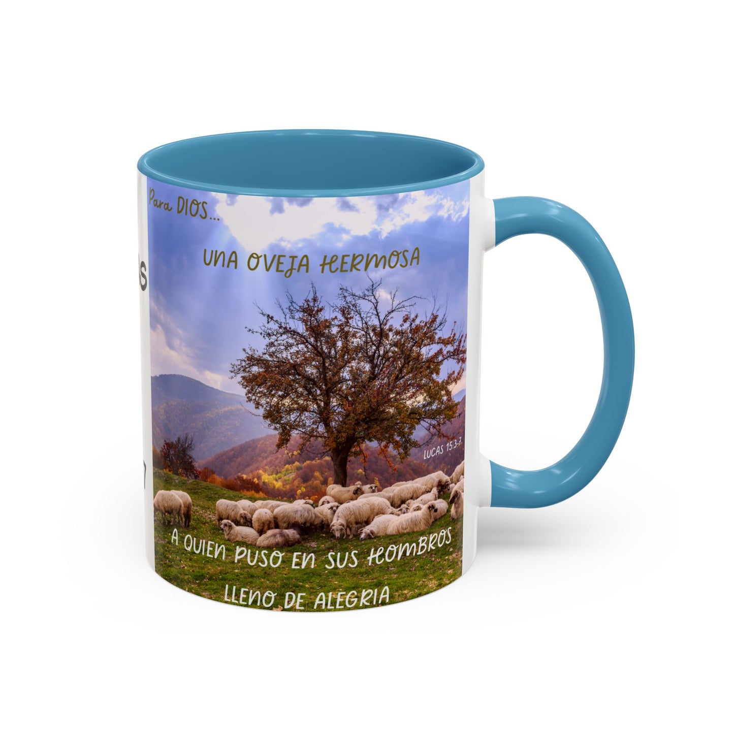 OVEJA NEGRA Personalized Accent Coffee Mug for Sheep Lovers, Custom Birthday Gift, Rustic Farmhouse Decor, Animal Mug, Unique Gift Idea