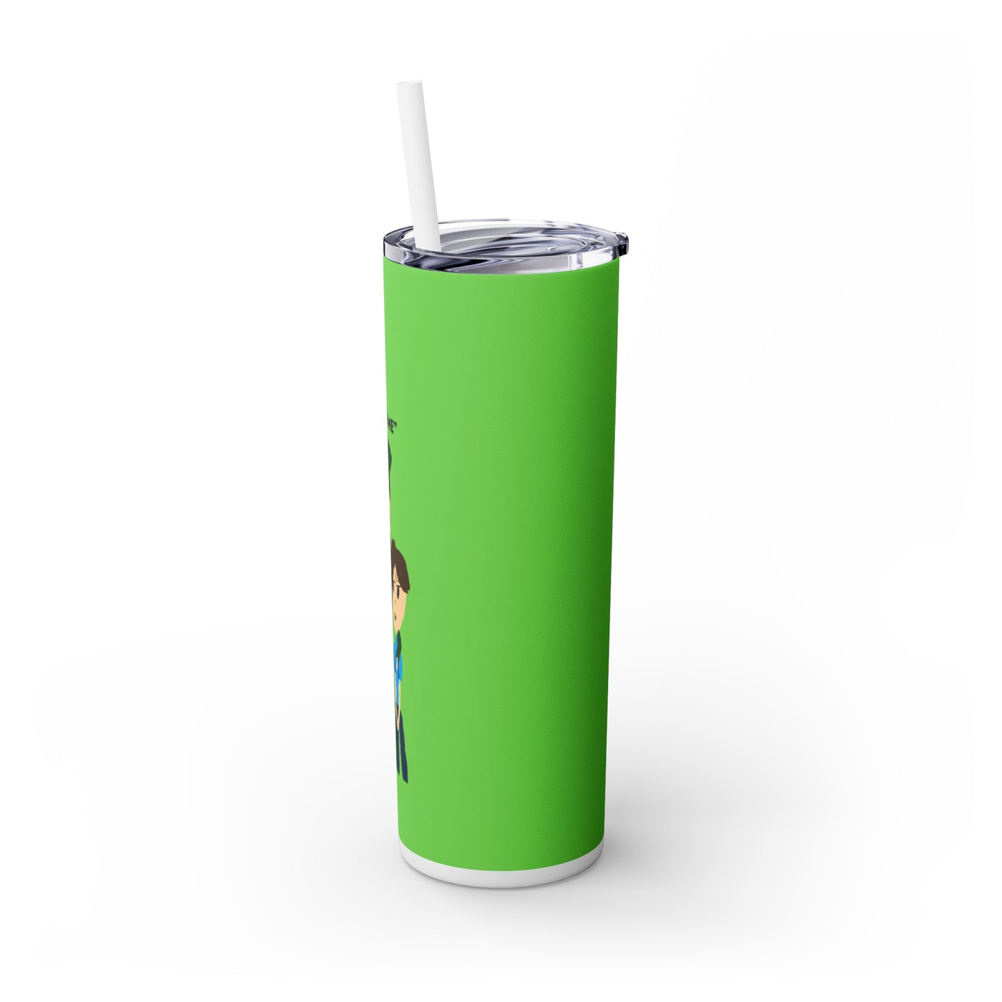 HUG ME ISAAC IDYER ARTS DESINGS Skinny Tumbler with Straw, 20oz