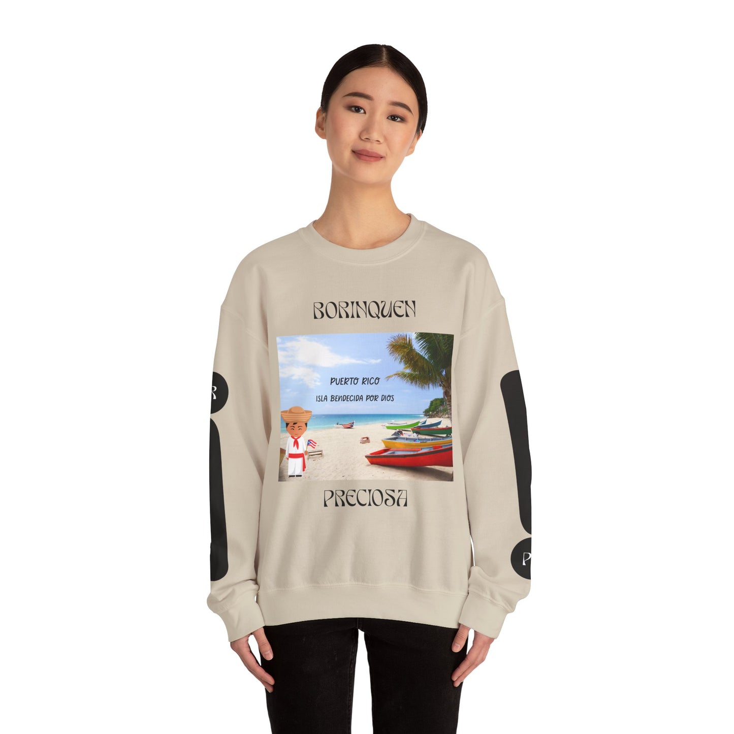 PUERTO RICO Unisex Heavy Blend™ Crewneck Sweatshirt