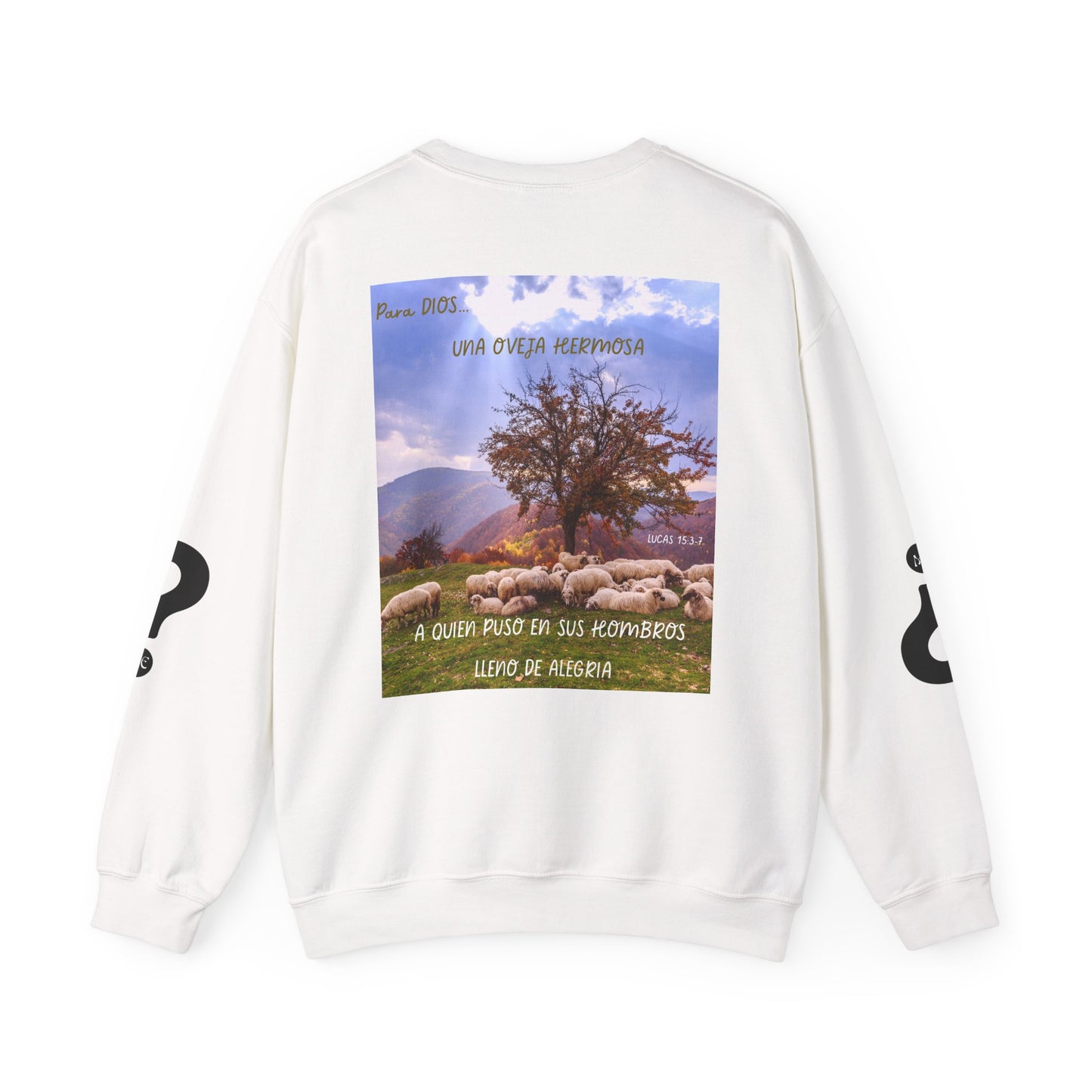 OVEJA NEGRA Crewneck Sweatshirt, Perfect Gift for Animal Lovers, Farmhouse Style, Pastoral Vibe, Ideal for Holidays