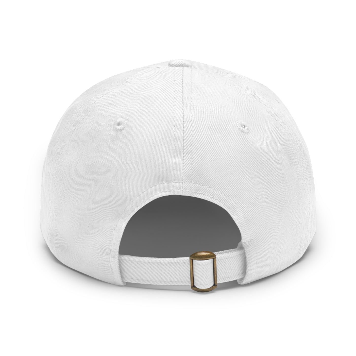 DIOS PATRIA LIBERTAD EL DOMINICANITO ESE Dad Hat with Leather Patch (Rectangle)
