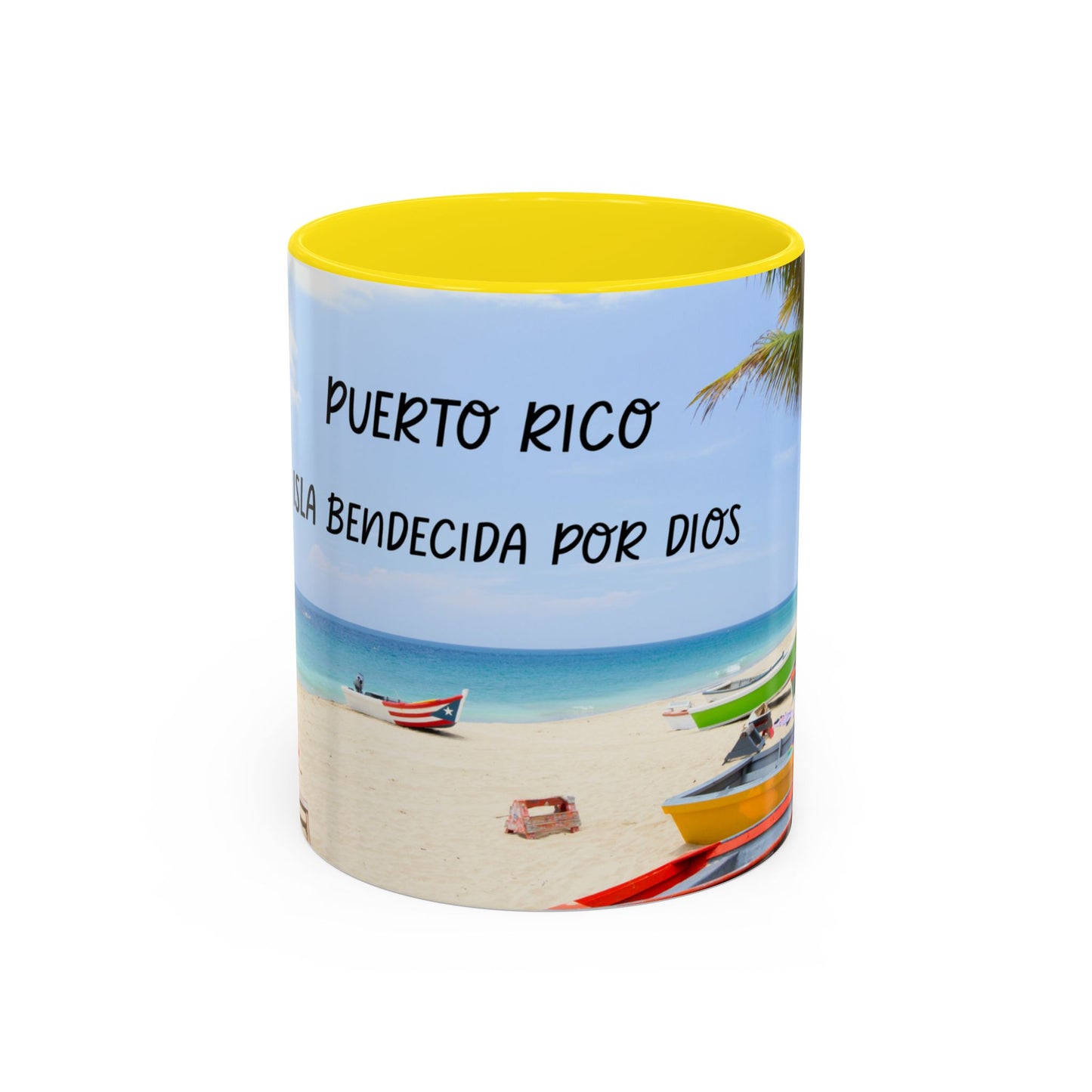 Puerto Rico Accent Coffee Mug - Tropical Beach Vibes, Travel Gift, Summer Decor, Coffee Lover's Cup, Unique Mug for Her