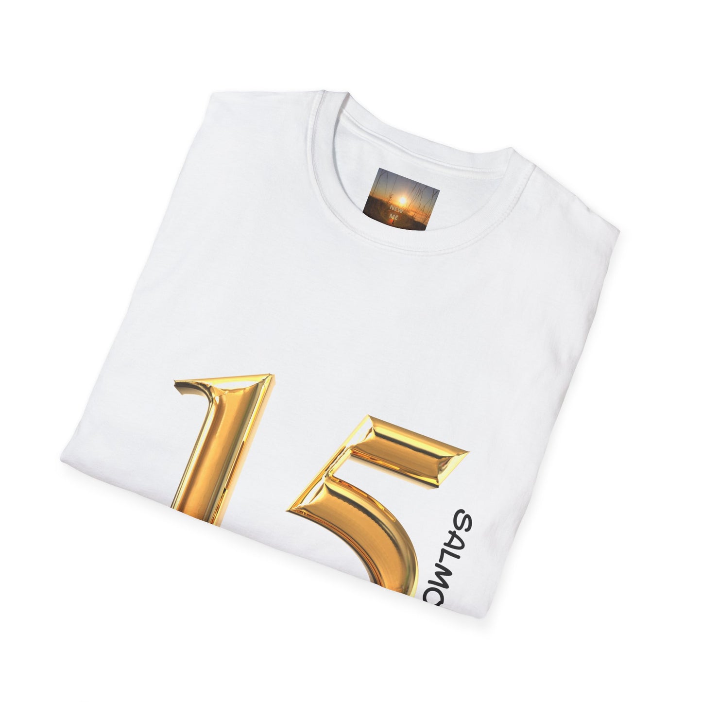 SALMOS 15 Inspirational T-Shirt, Unisex Softstyle Tee, Birthday Gift, Motivational Shirt, Soft Cotton Top, Unique Design