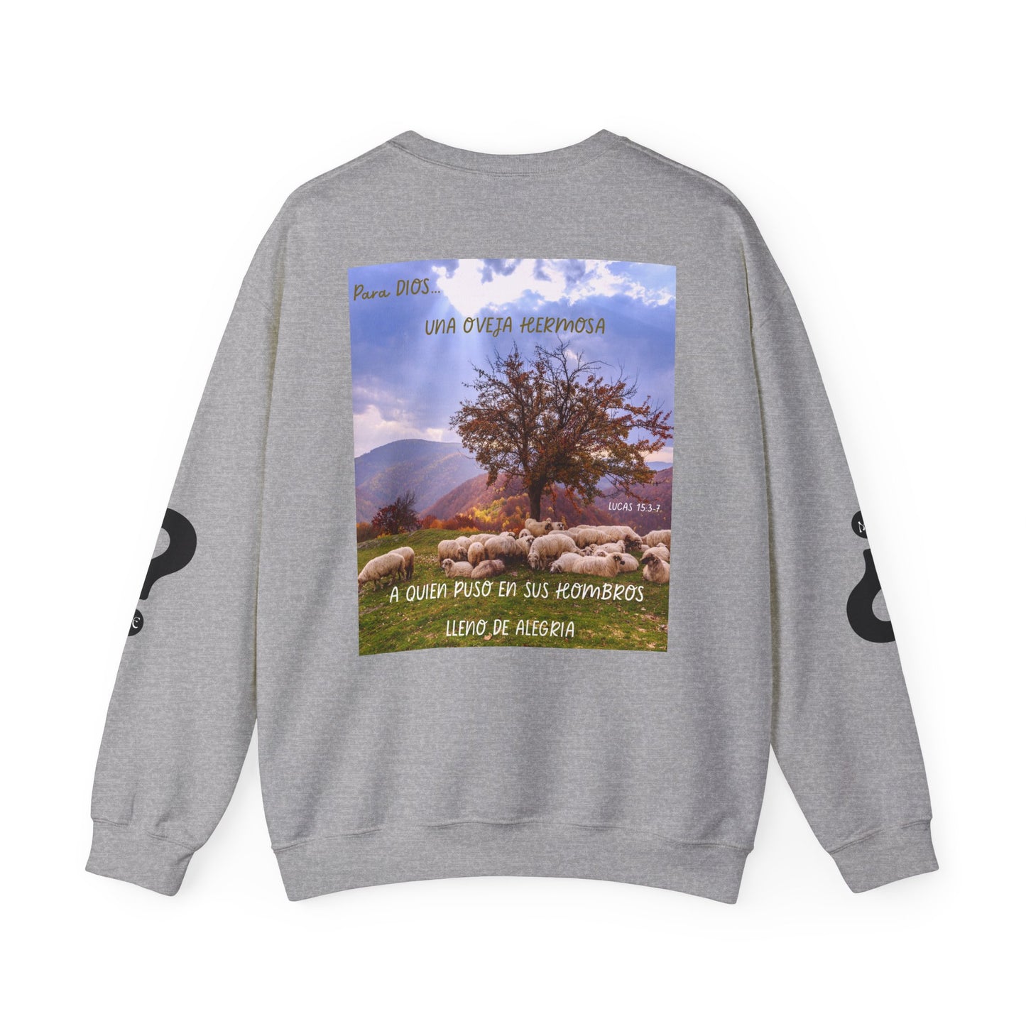 OVEJA NEGRA Crewneck Sweatshirt, Perfect Gift for Animal Lovers, Farmhouse Style, Pastoral Vibe, Ideal for Holidays