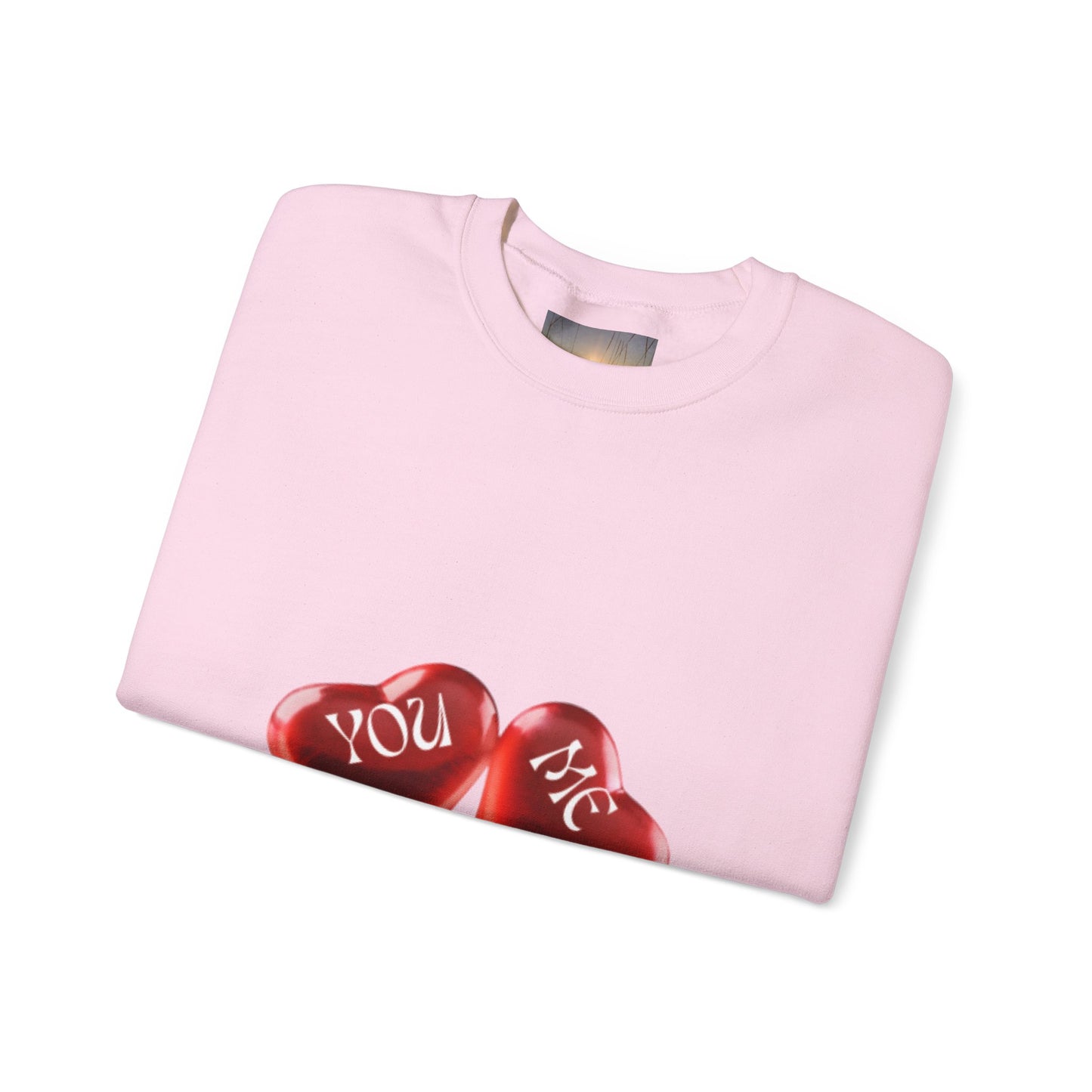 YOU AND ME Romantic Crewneck Sweatshirt, Valentine's Day Gift, Heart Sweatshirt, Unisex Love Hoodie, Couples Apparel