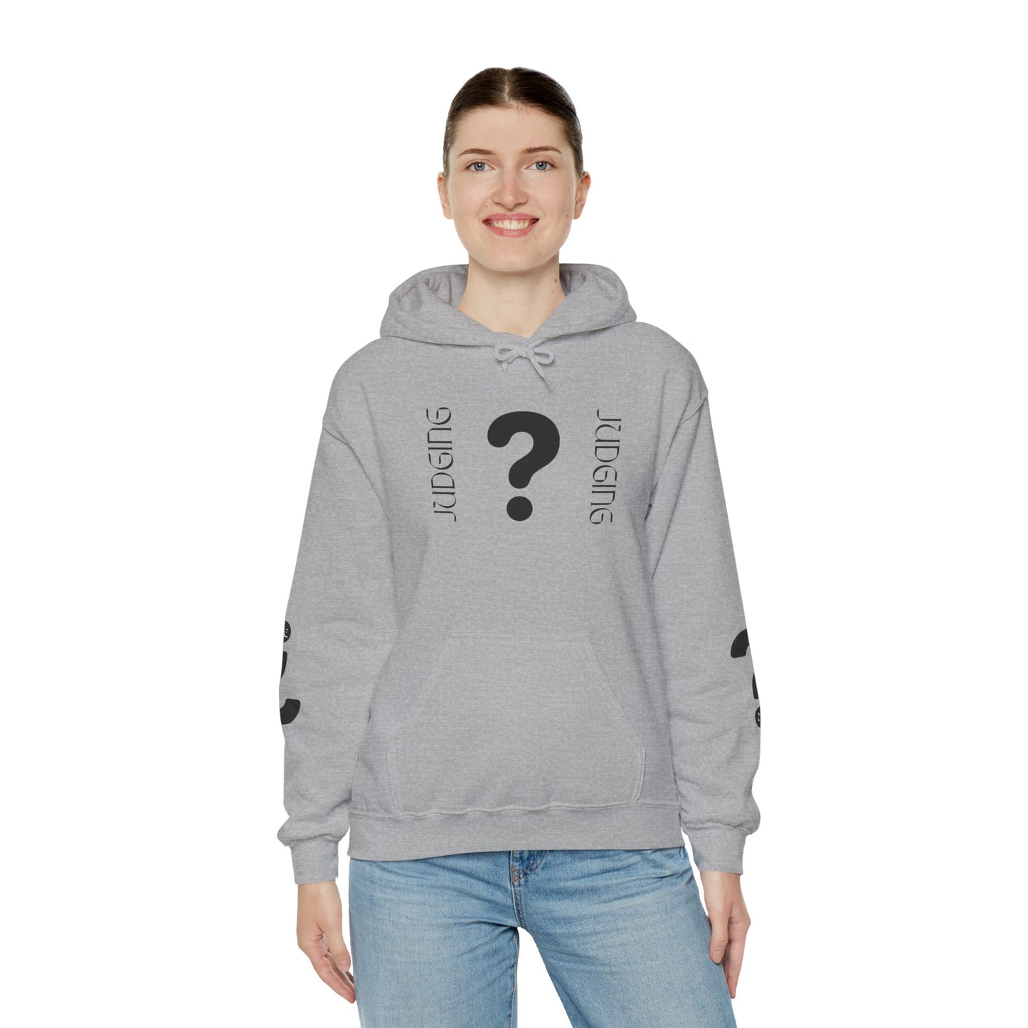 JUDGING Hooded Sweatshirt - Casual, Versatile, Perfect Gift for All Occasions, Cozy Unisex Hoodie, Unique Streetwear