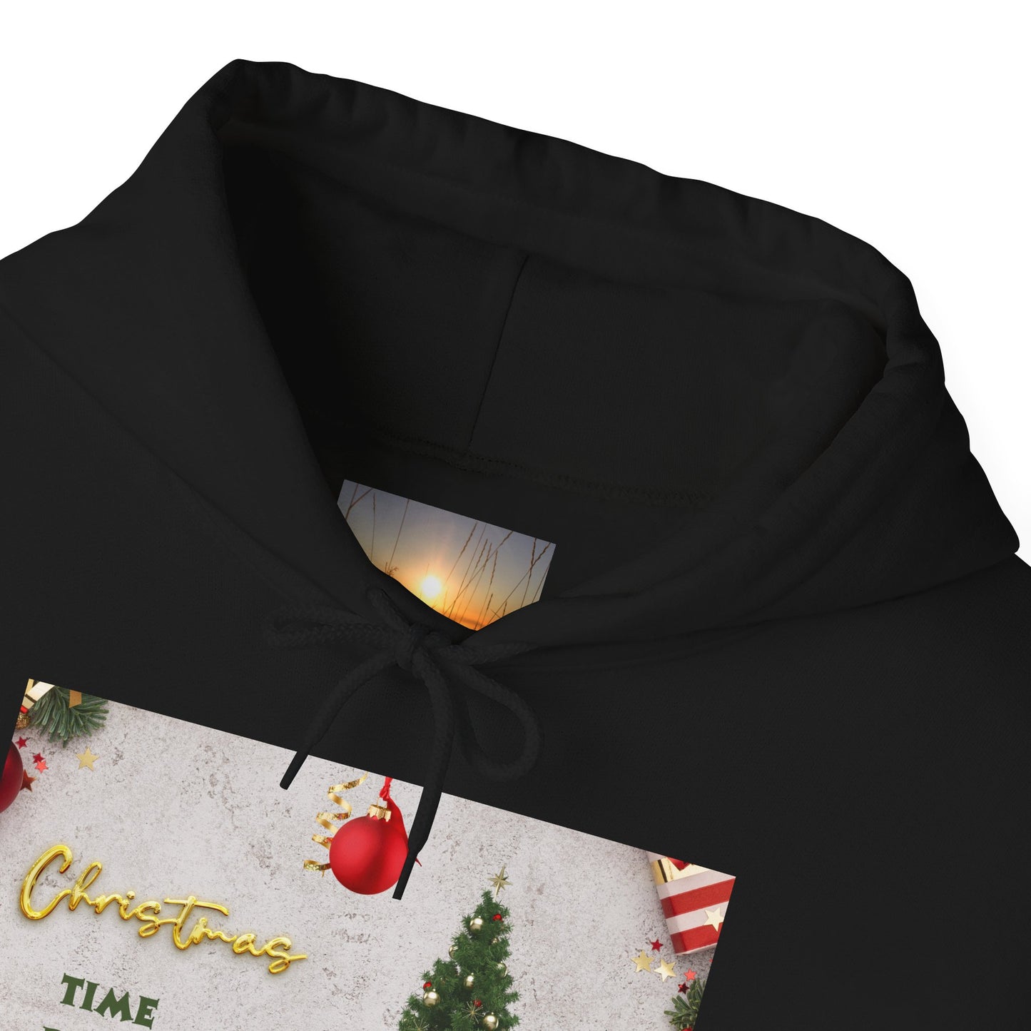Christmas Vibe Hoodie, Festive Sweatshirt for Holiday Celebrations, Cozy Gift for Friends and Family, Unisex Winter Wear, Reflect Empathy