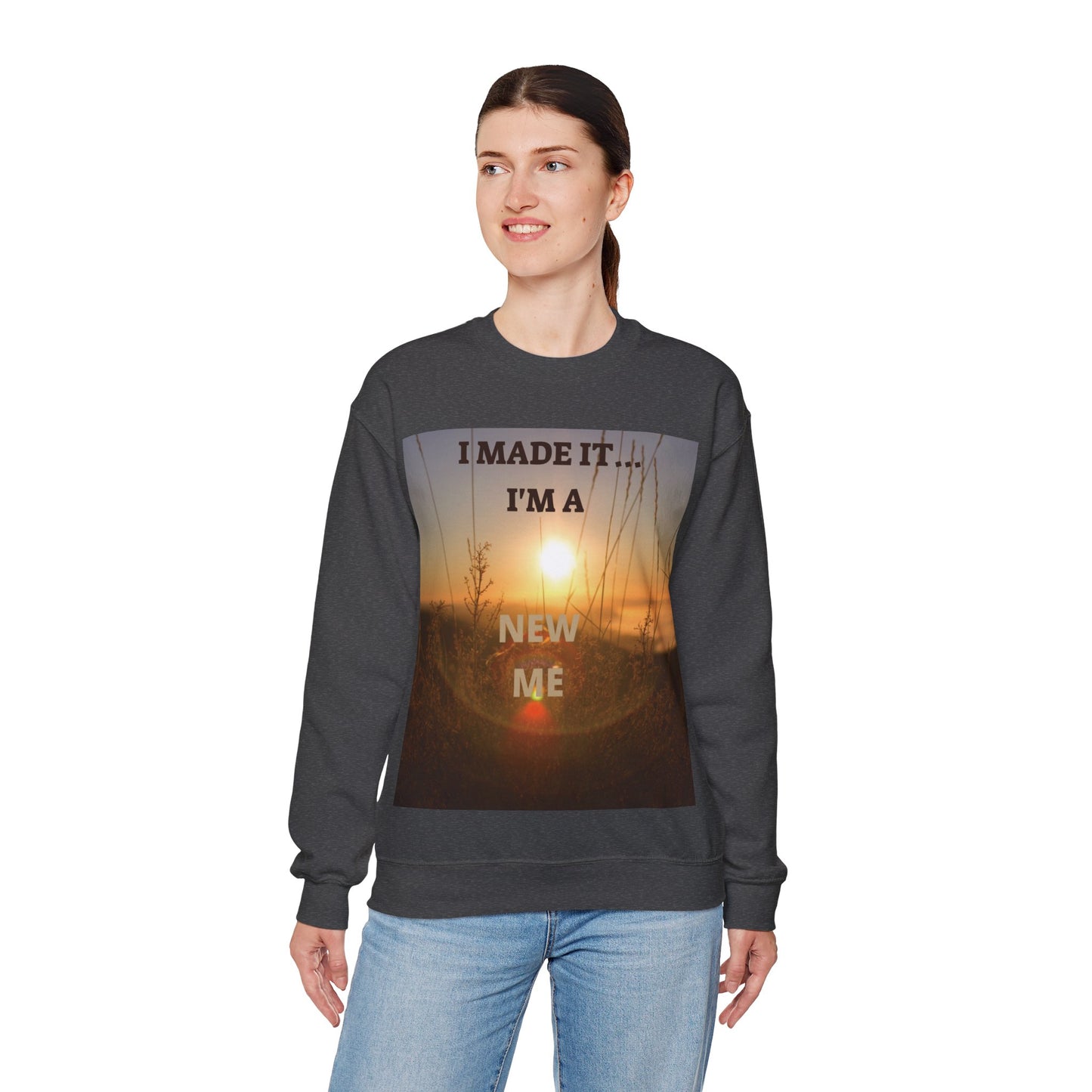 I MADE IT Unisex Heavy Blend™ Crewneck Sweatshirt