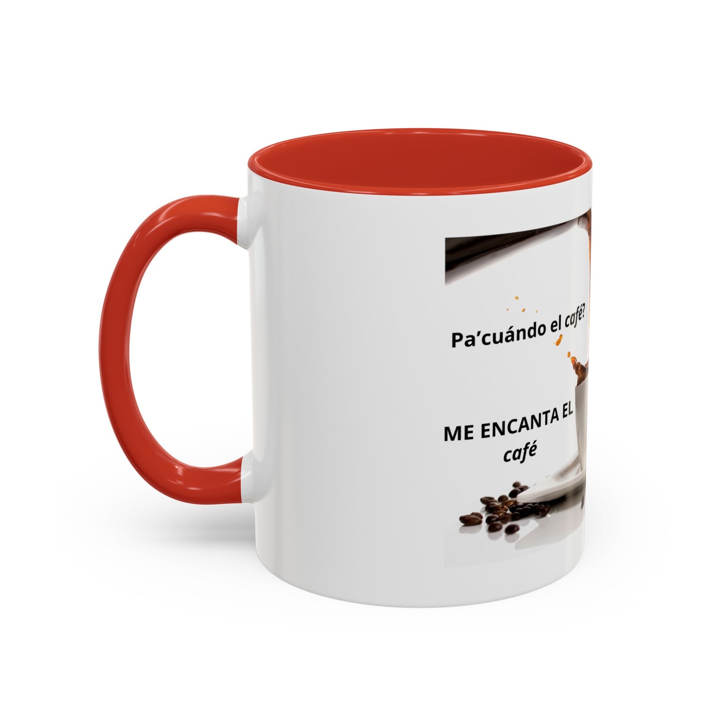 NEW ME IM AMO EL café Accent Coffee Mug (11, 15oz)