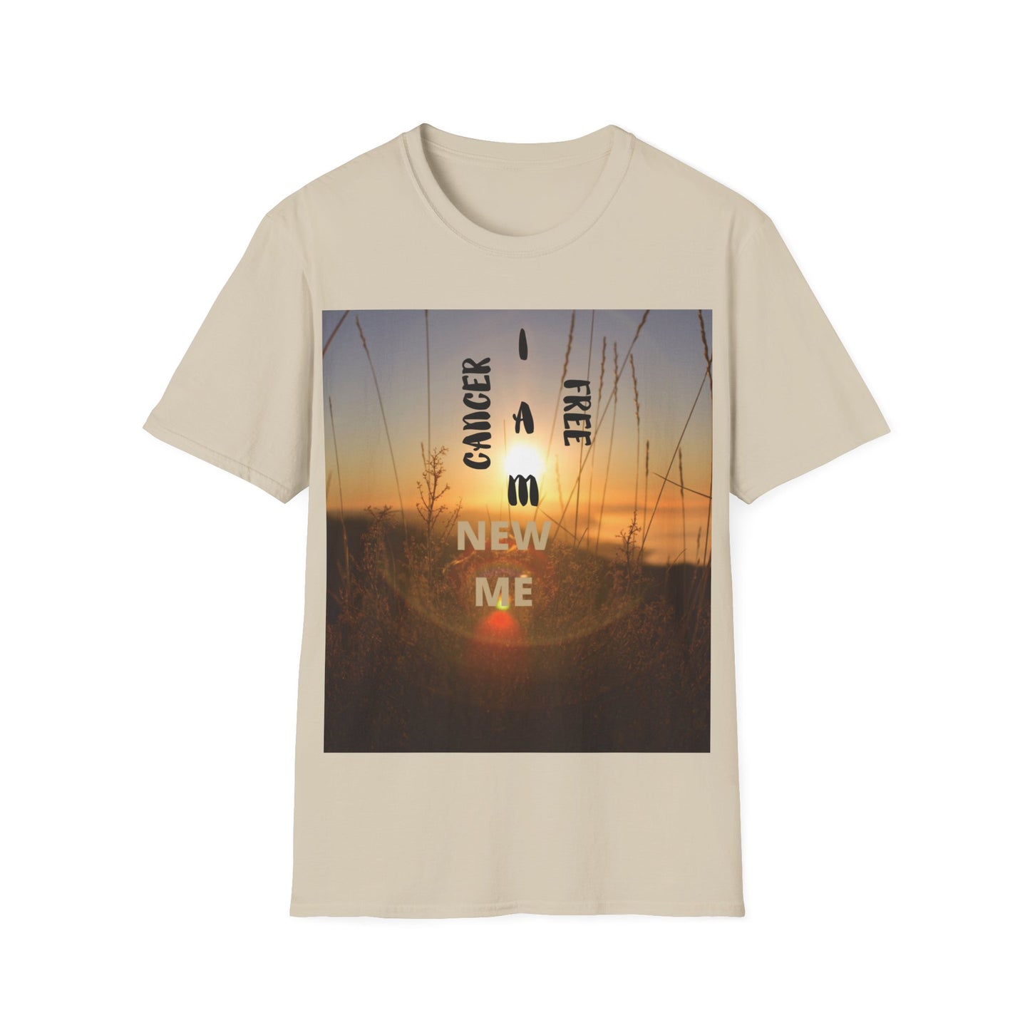 CANCER FREE I AM NEW ME Unisex Softstyle T-Shirt