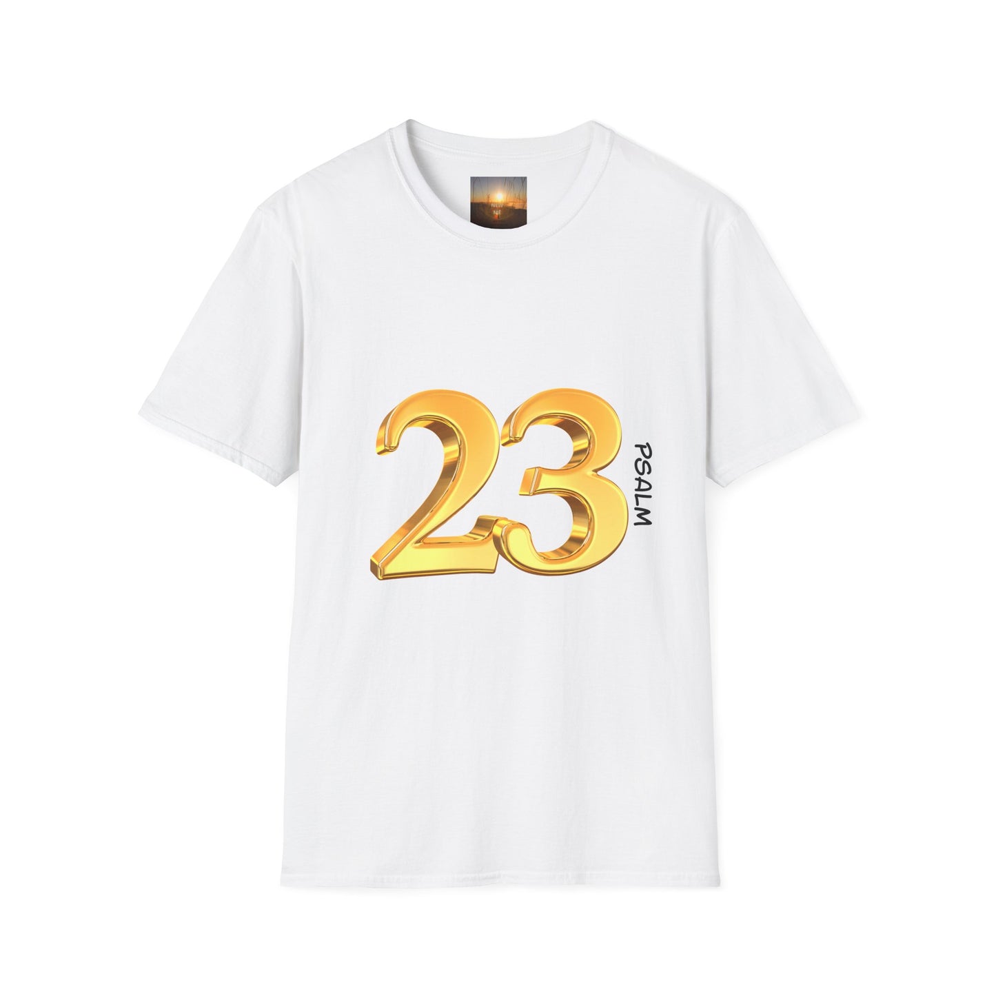 PSALM 23 Comfortable Faith-Inspired T-Shirt with Psalm 23 Design, Spiritual Tee, Christian Apparel, Inspirational Gifts, Everyday Wear