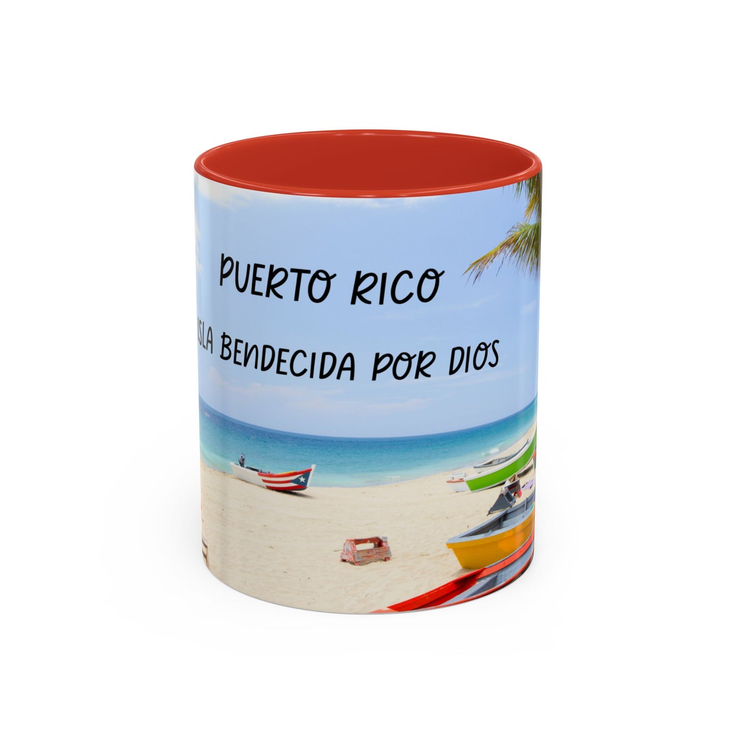 Puerto Rico Accent Coffee Mug - Tropical Beach Vibes, Travel Gift, Summer Decor, Coffee Lover's Cup, Unique Mug for Her