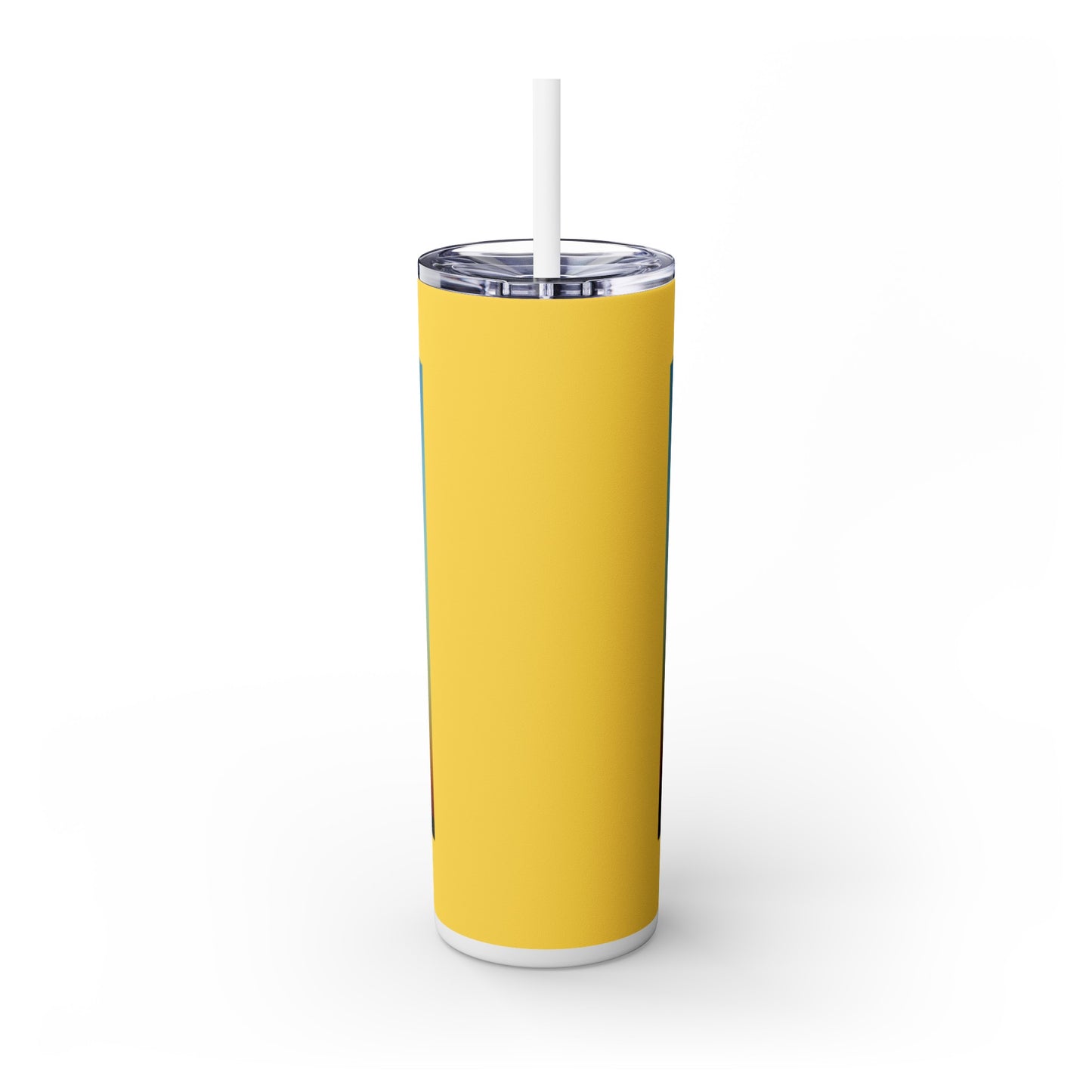 NEW DAY NEW BEGINNING A NEW ME! Skinny Tumbler with Straw, 20oz
