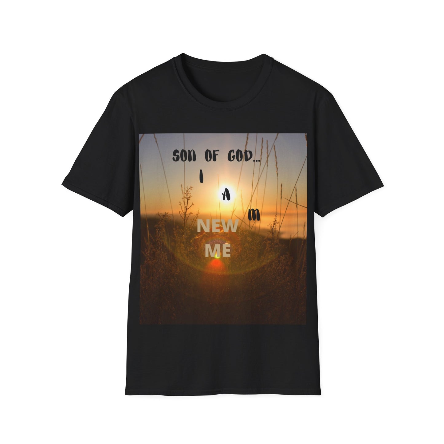 SON OF GOD I AM NEW ME Unisex Softstyle T-Shirt