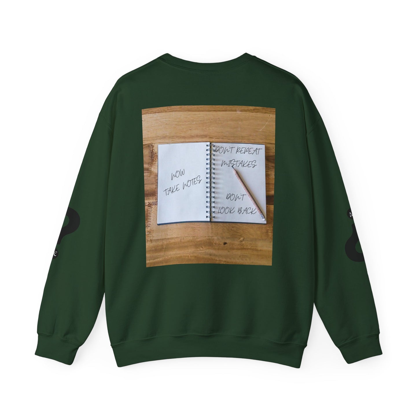 TURN THE PAGE Inspirational Sweatshirt for Note-Takers, Cozy Crewneck, Motivational Gift, Book Lovers, Back-to-School Apparel
