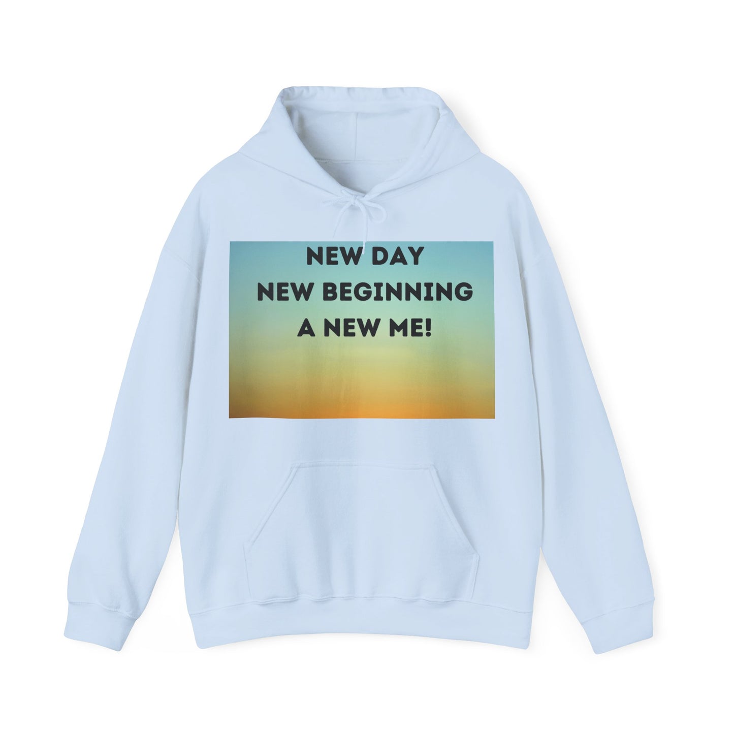 NEW DAY NEW BEGINNING A NEW ME Unisex Heavy Blend™ Hooded Sweatshirt