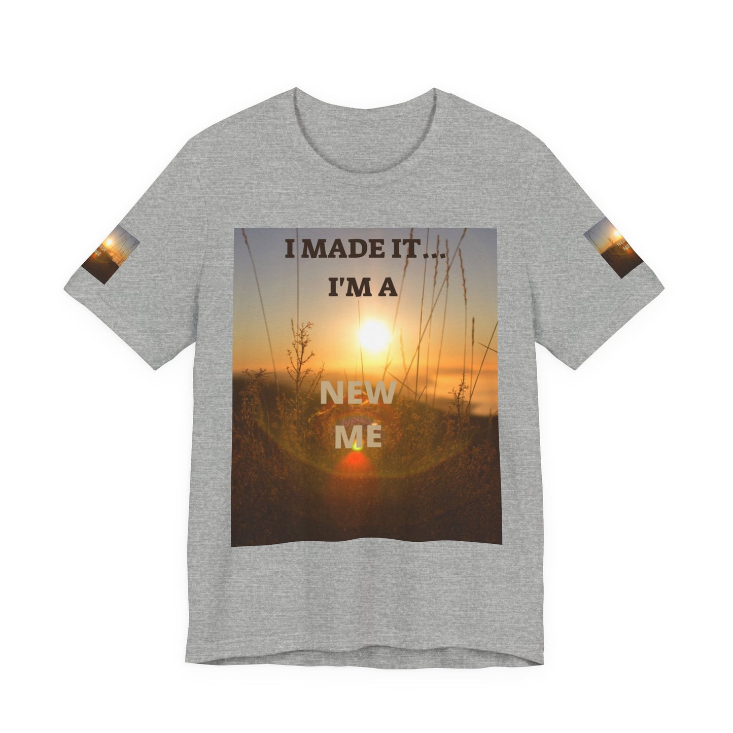 NEW ME IM Inspirational Unisex Tee | Celebrate New Beginnings, Motivational Shirt, Casual Wear, Gift for Self-Love, New Year, Personal Growth