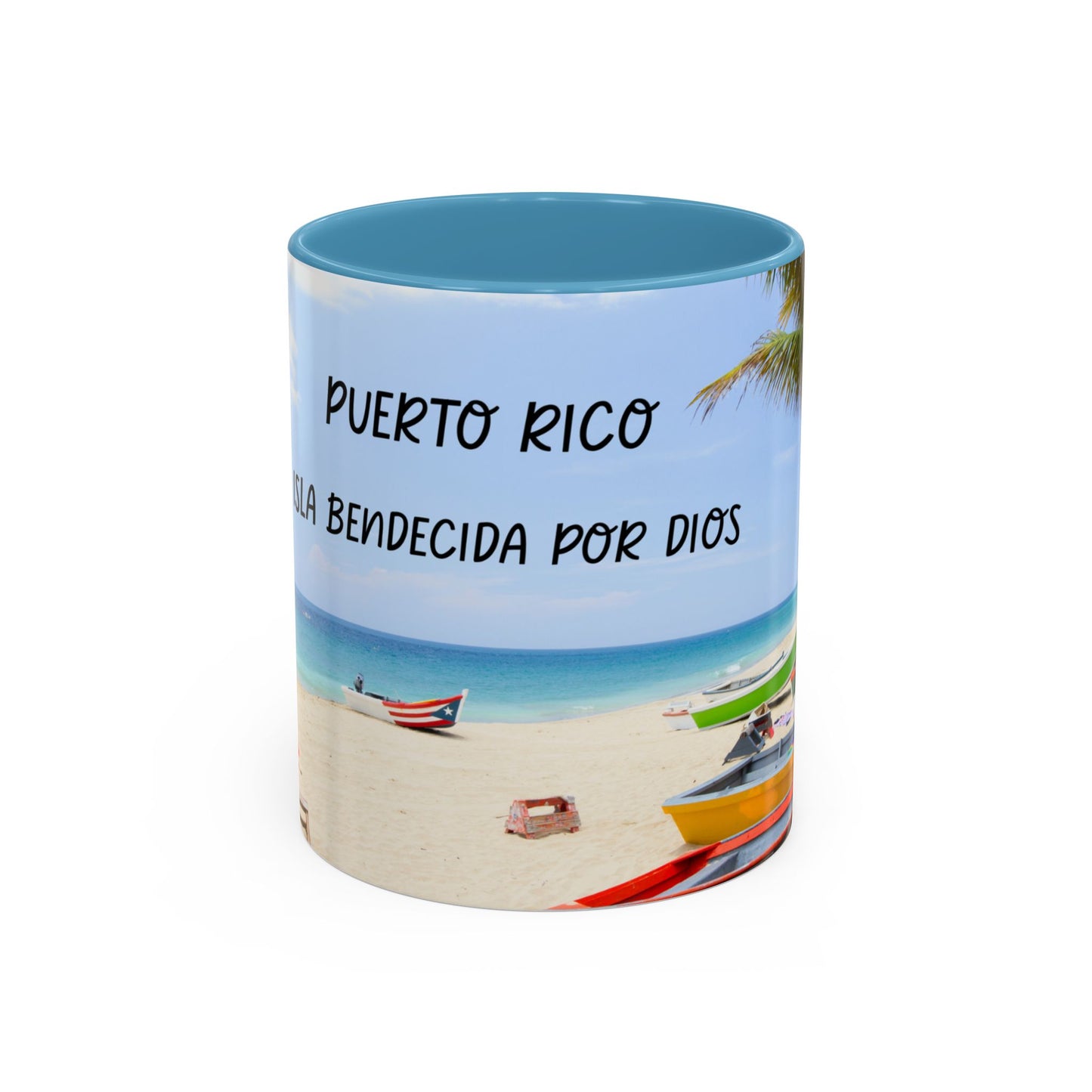 Puerto Rico Accent Coffee Mug - Tropical Beach Vibes, Travel Gift, Summer Decor, Coffee Lover's Cup, Unique Mug for Her