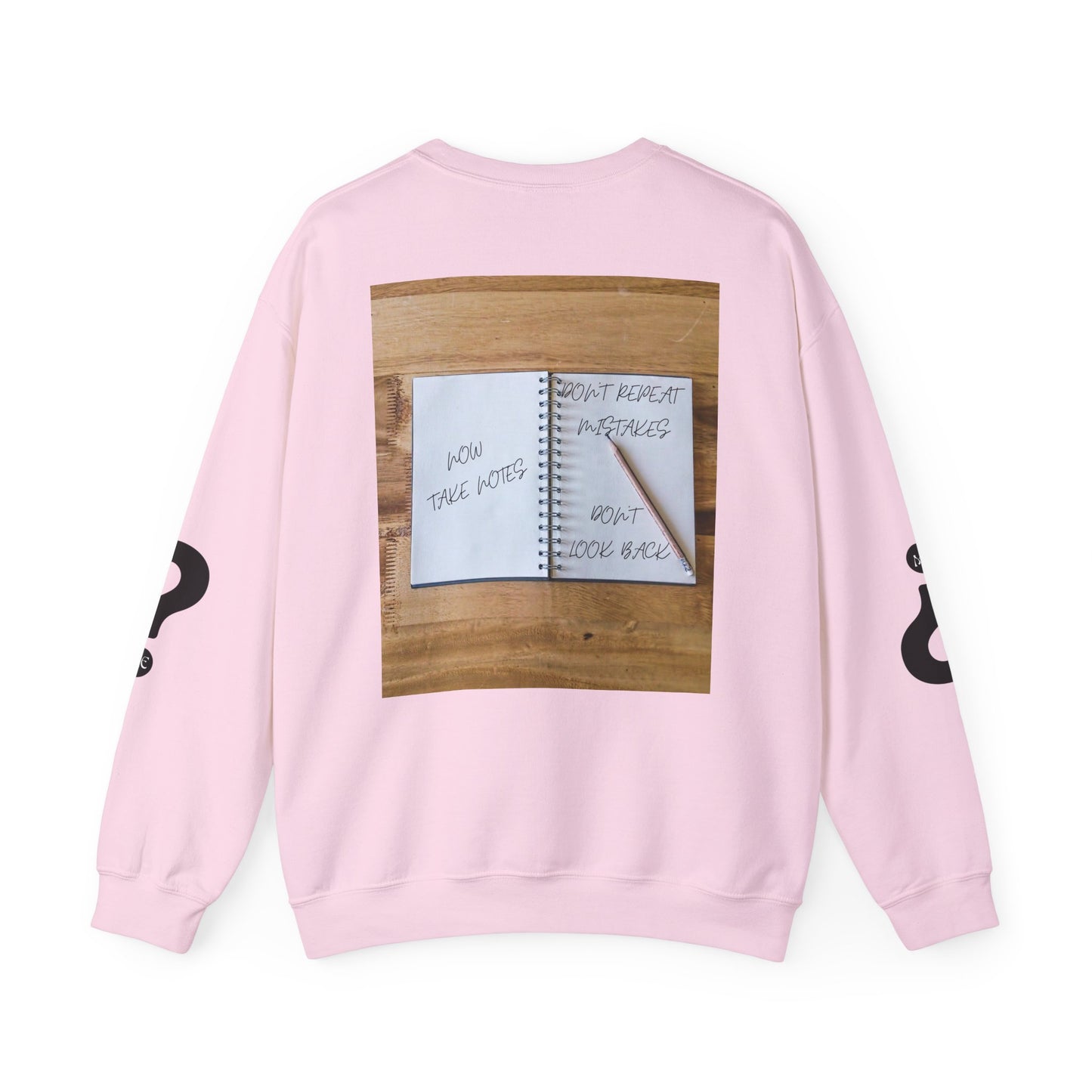 TURN THE PAGE Inspirational Sweatshirt for Note-Takers, Cozy Crewneck, Motivational Gift, Book Lovers, Back-to-School Apparel