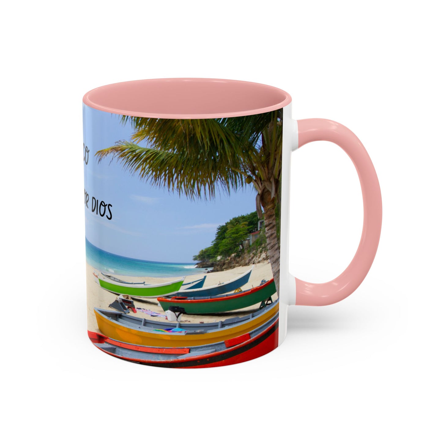 Puerto Rico Accent Coffee Mug - Tropical Beach Vibes, Travel Gift, Summer Decor, Coffee Lover's Cup, Unique Mug for Her