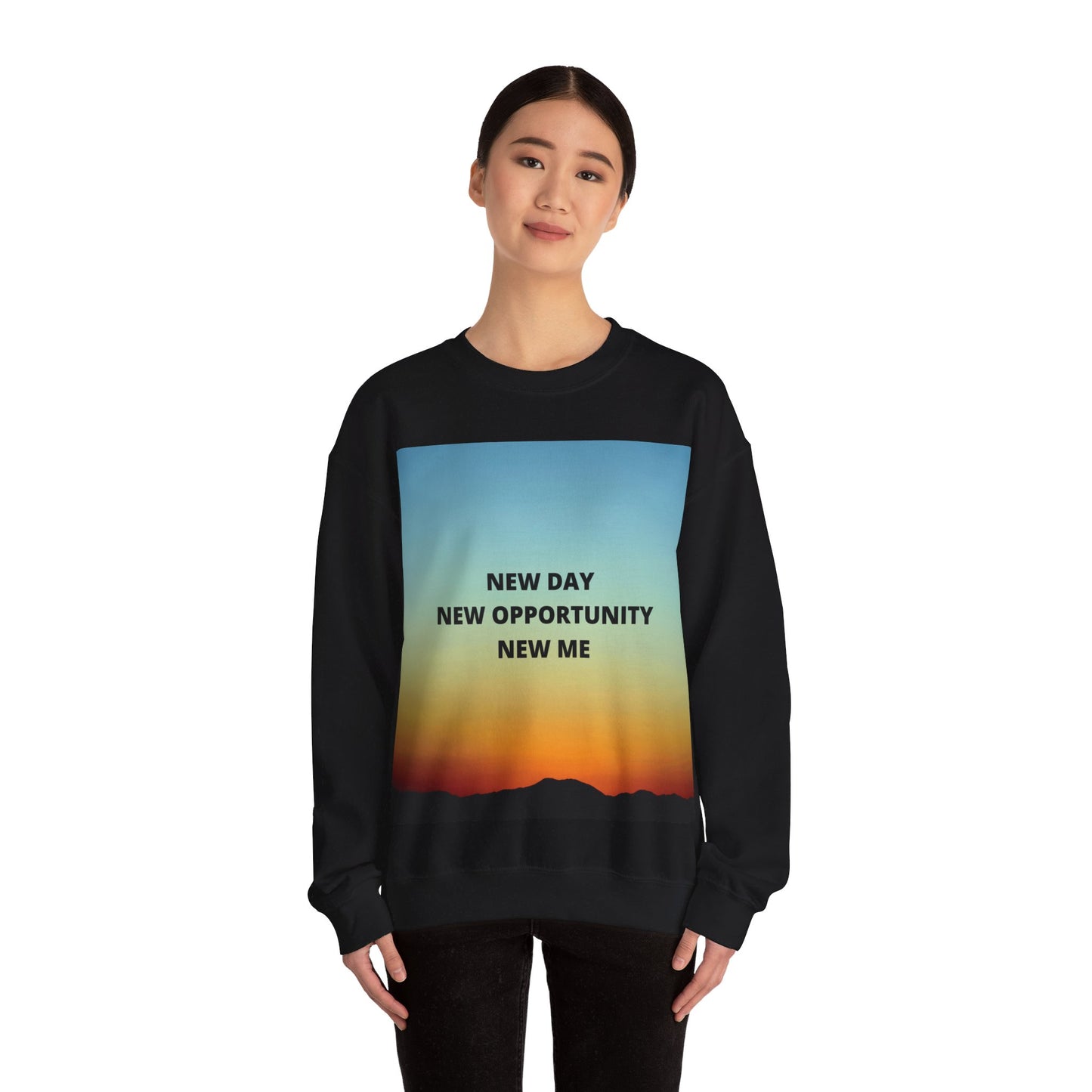 NEW DAY NEW OPPORTUNITY NEW ME Unisex Heavy Blend™ Crewneck Sweatshirt