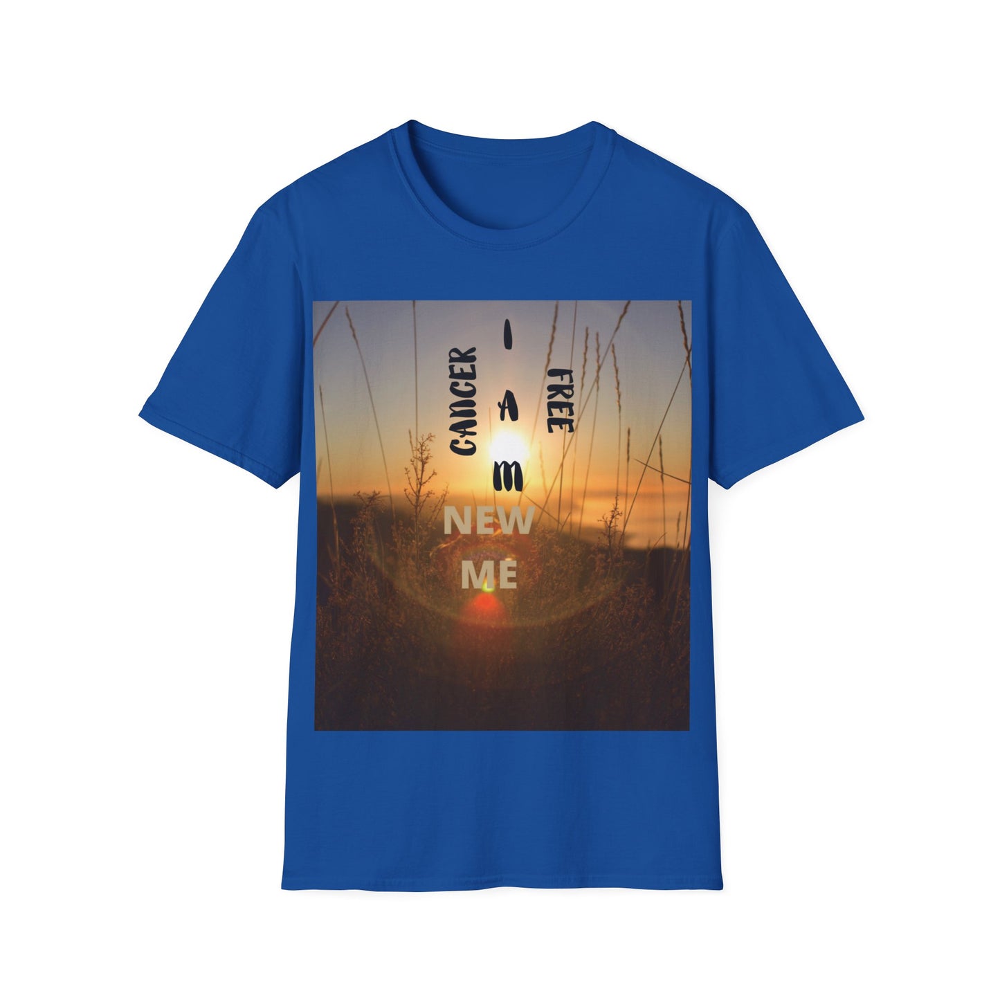 CANCER FREE I AM NEW ME Unisex Softstyle T-Shirt