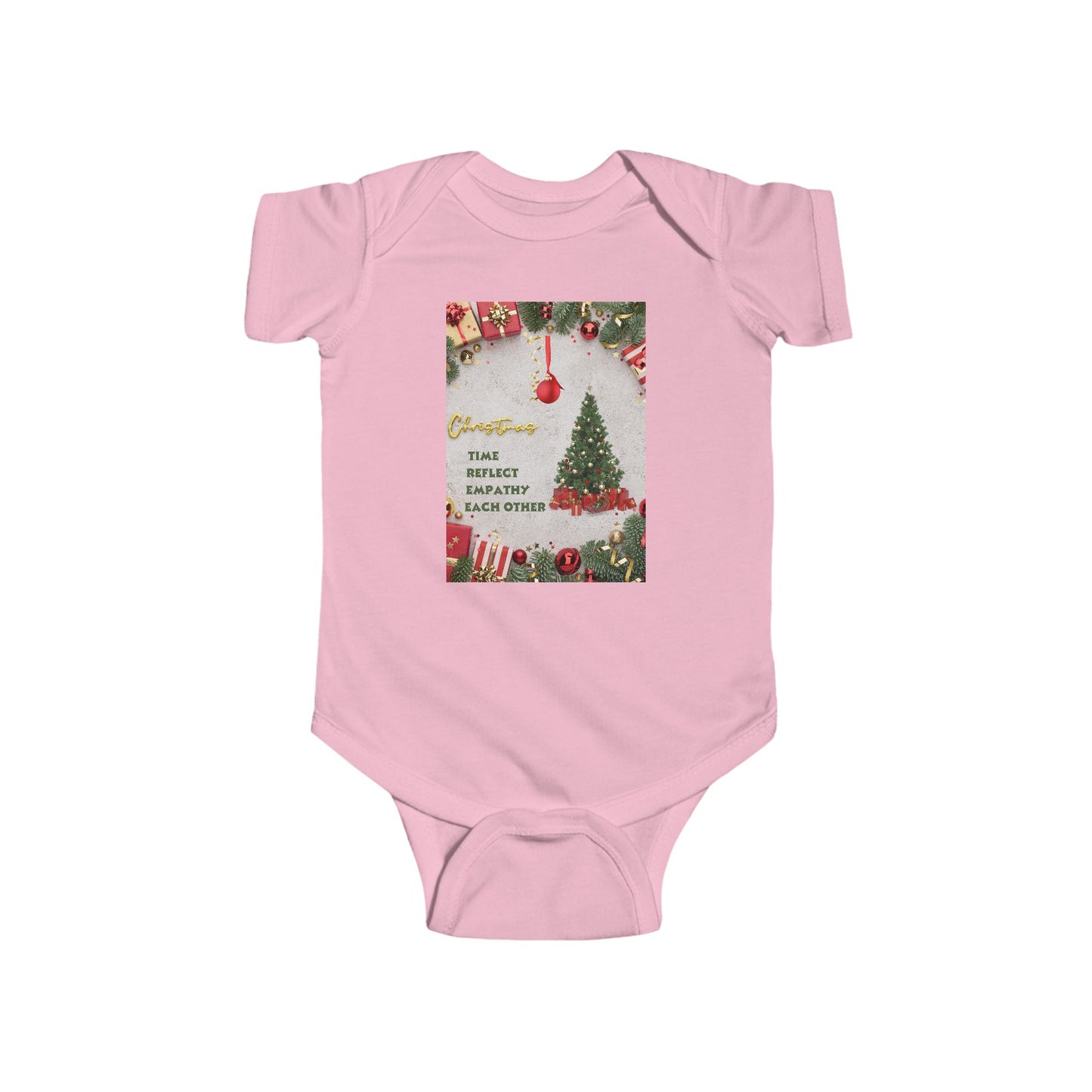 Christmas-Themed Infant Bodysuit, New Baby Gift, Holiday Outfit, New Year, Baby Shower, Cute Baby Clothes