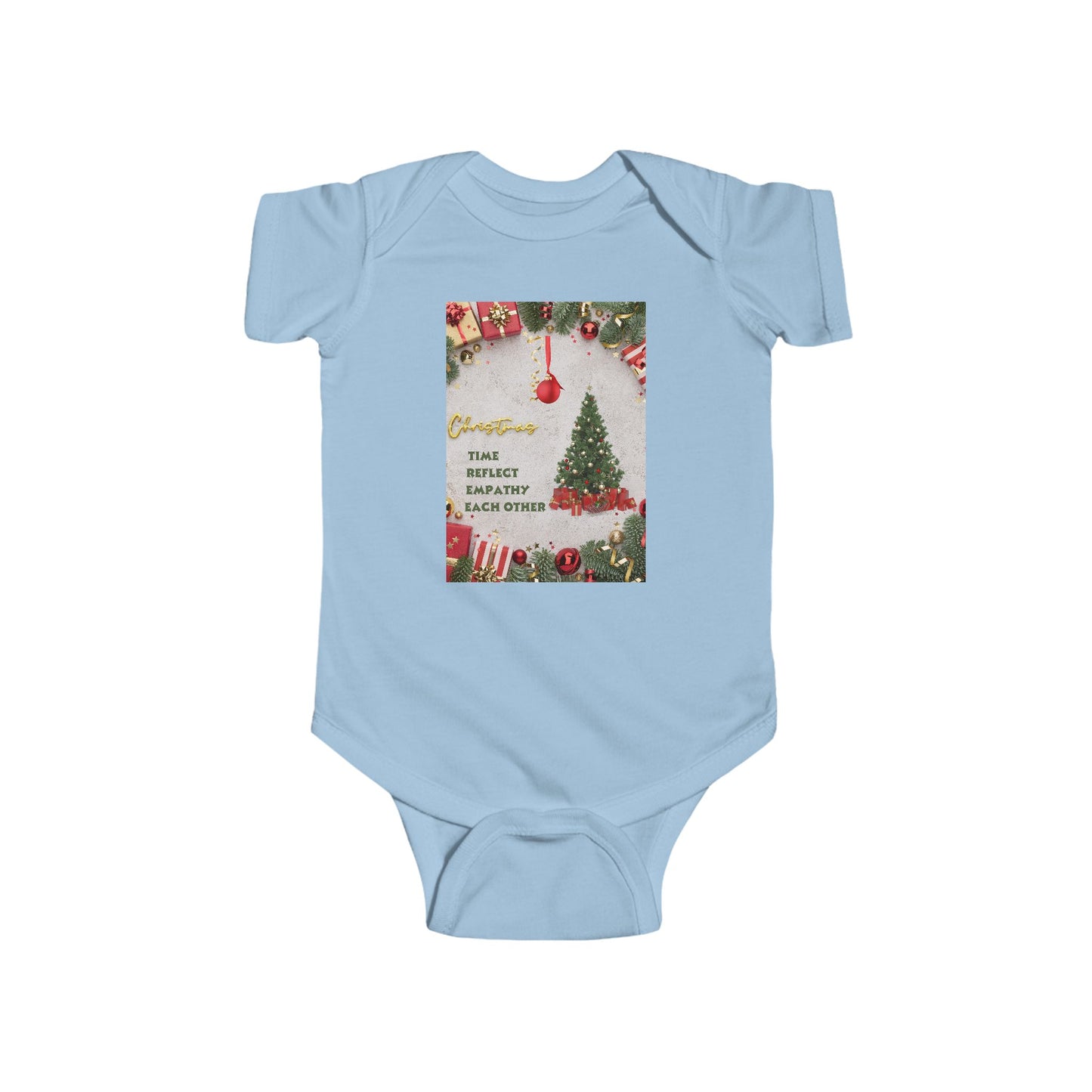 Christmas-Themed Infant Bodysuit, New Baby Gift, Holiday Outfit, New Year, Baby Shower, Cute Baby Clothes