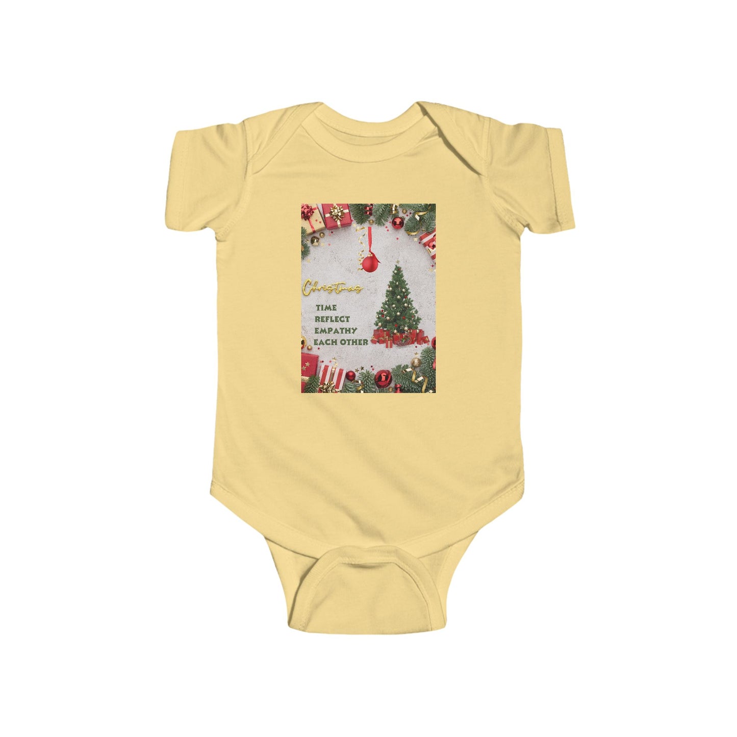 Christmas-Themed Infant Bodysuit, New Baby Gift, Holiday Outfit, New Year, Baby Shower, Cute Baby Clothes