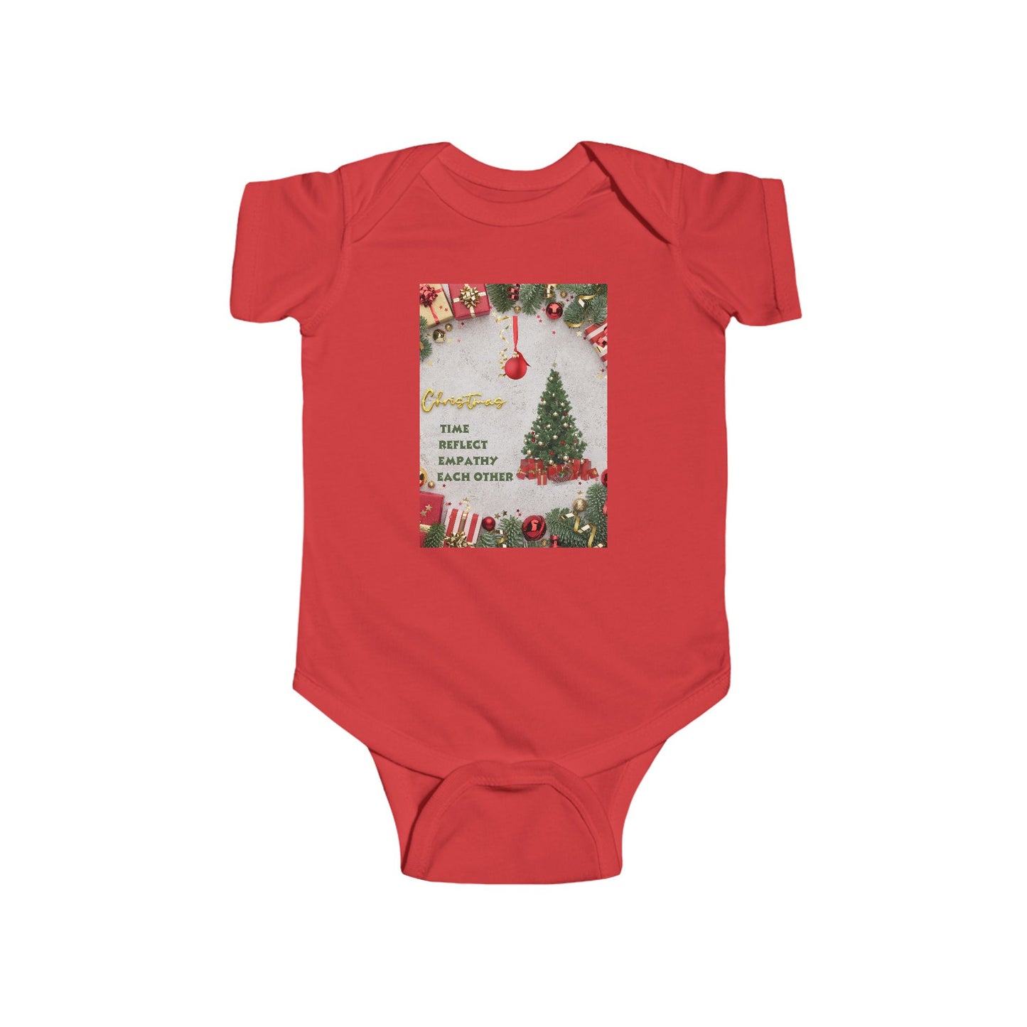 Christmas-Themed Infant Bodysuit, New Baby Gift, Holiday Outfit, New Year, Baby Shower, Cute Baby Clothes